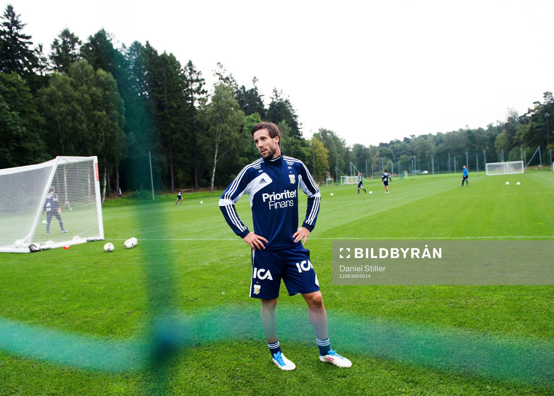 Mattias Bjärsmyr, gör sin första träning med IFK