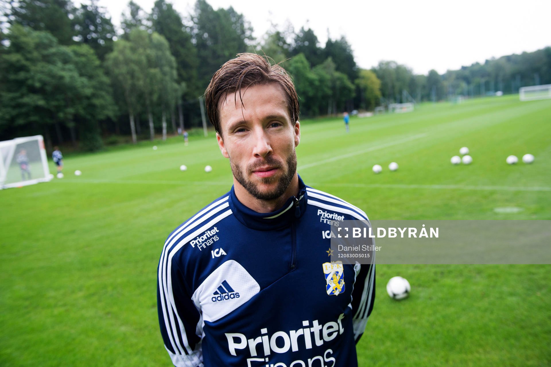 Mattias Bjärsmyr, gör sin första träning med IFK