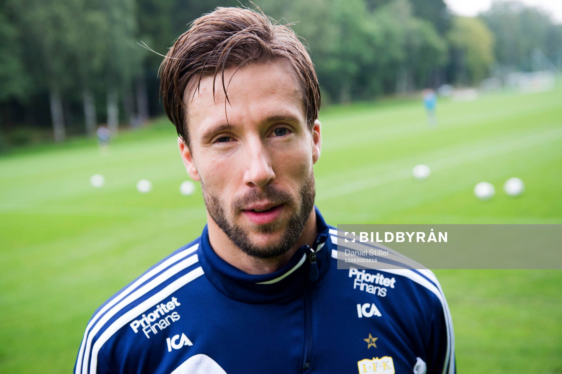 Mattias Bjärsmyr, gör sin första träning med IFK