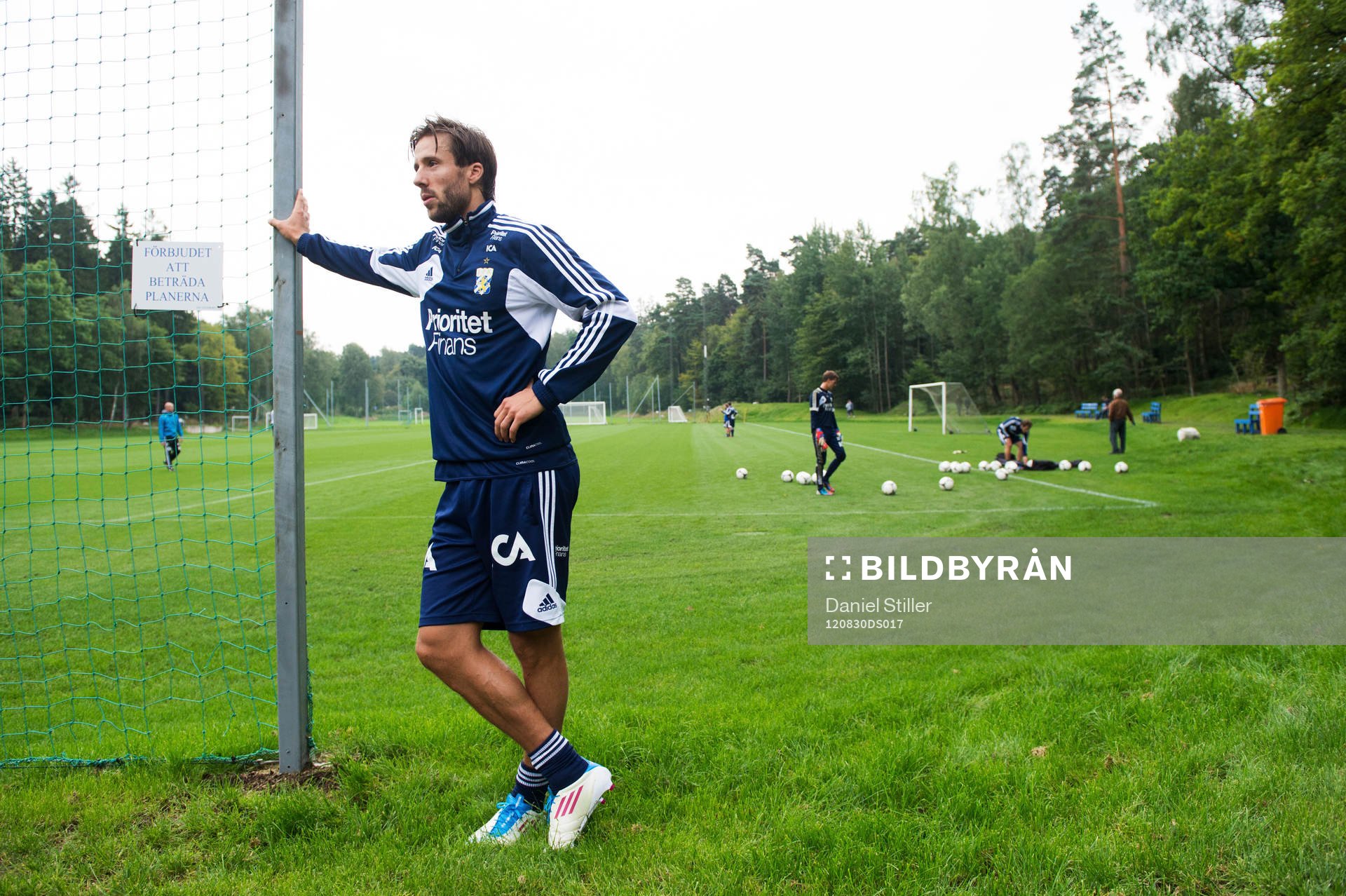 Mattias Bjärsmyr, gör sin första träning med IFK