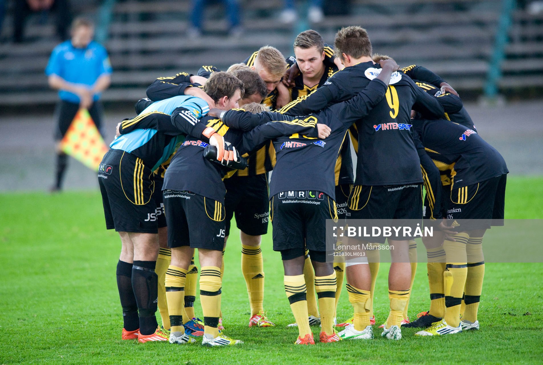 Uppladdning före match