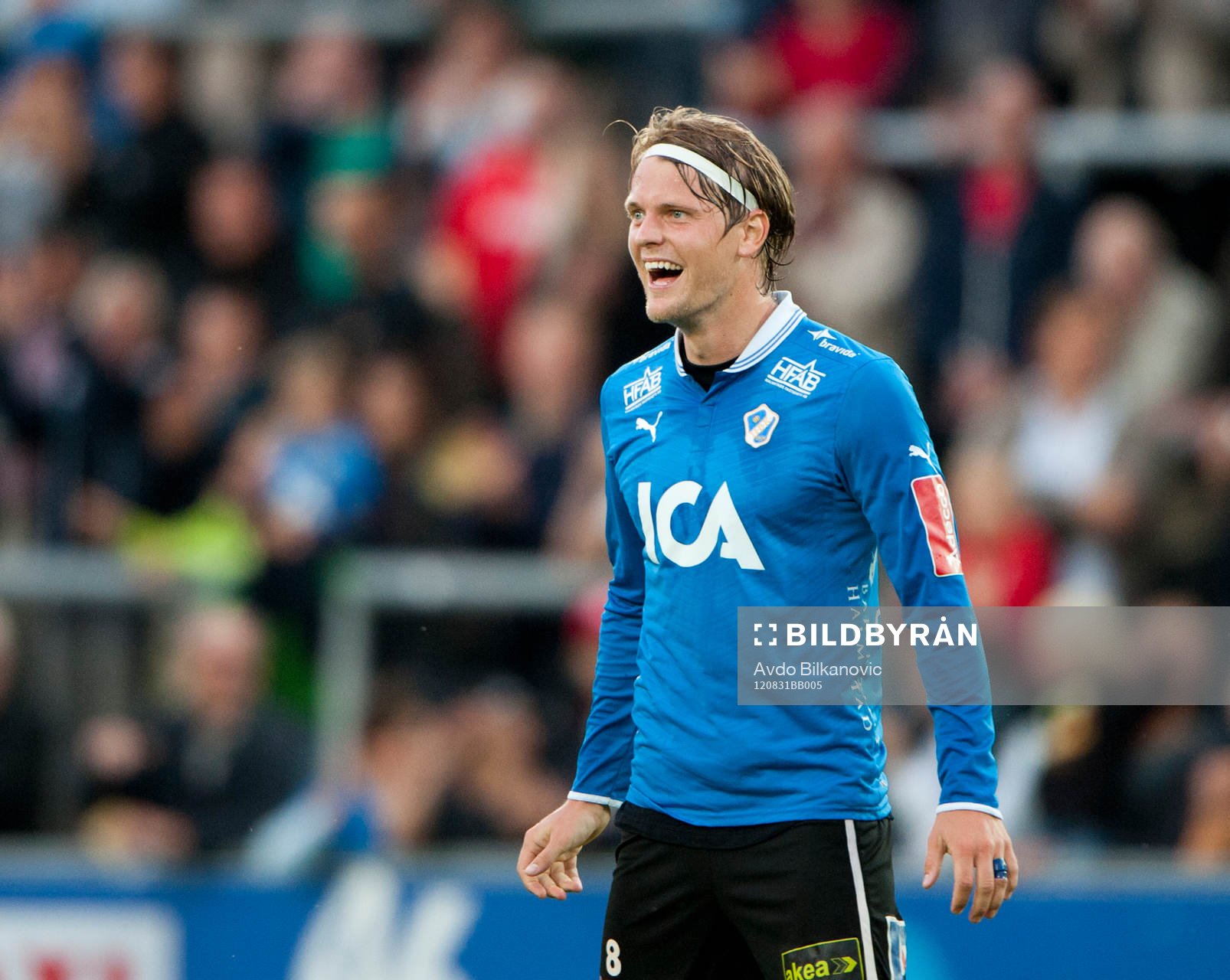 Kristoffer Fagercrantz, jubel, Halmstad