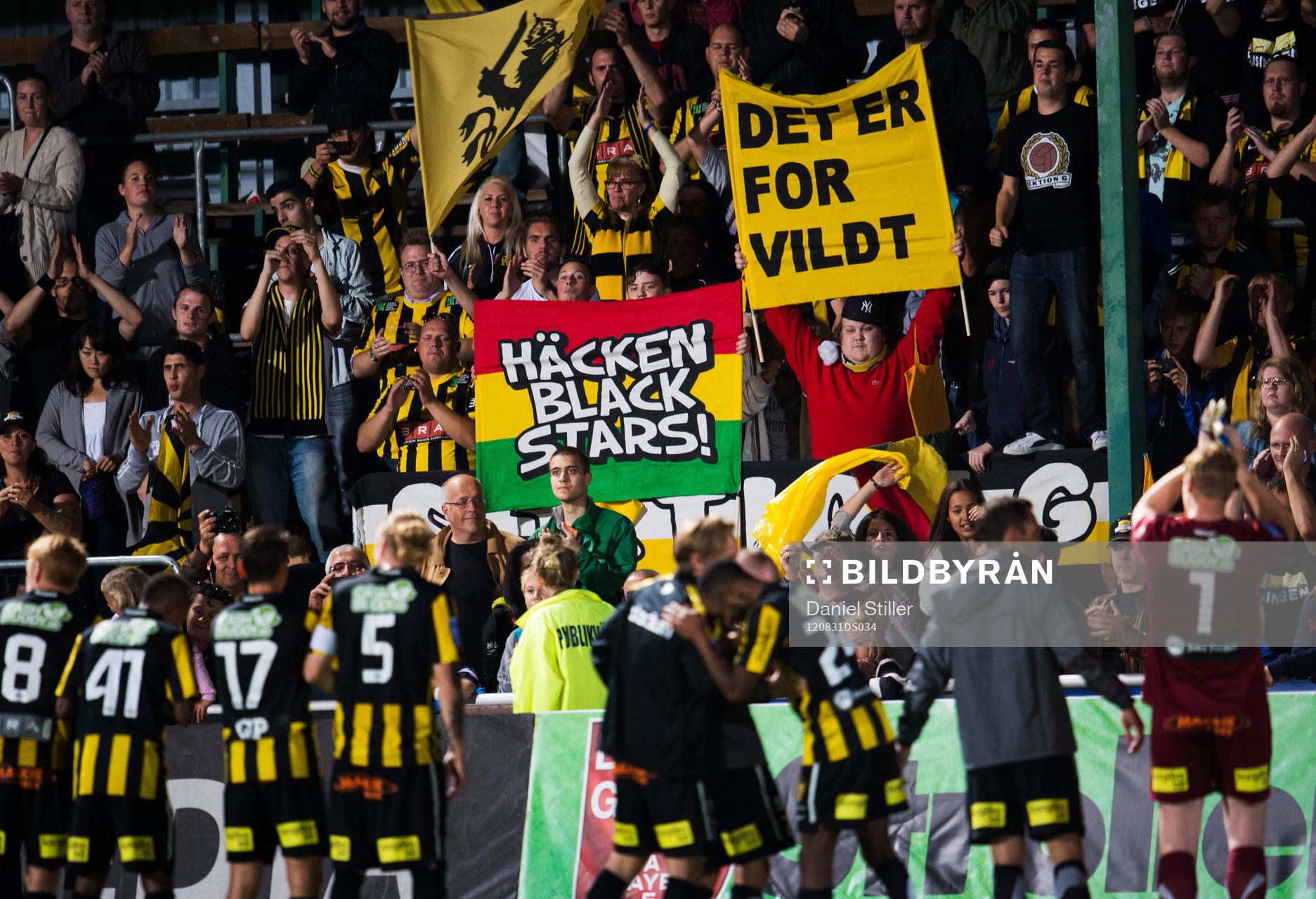 Häcken tackar klacken