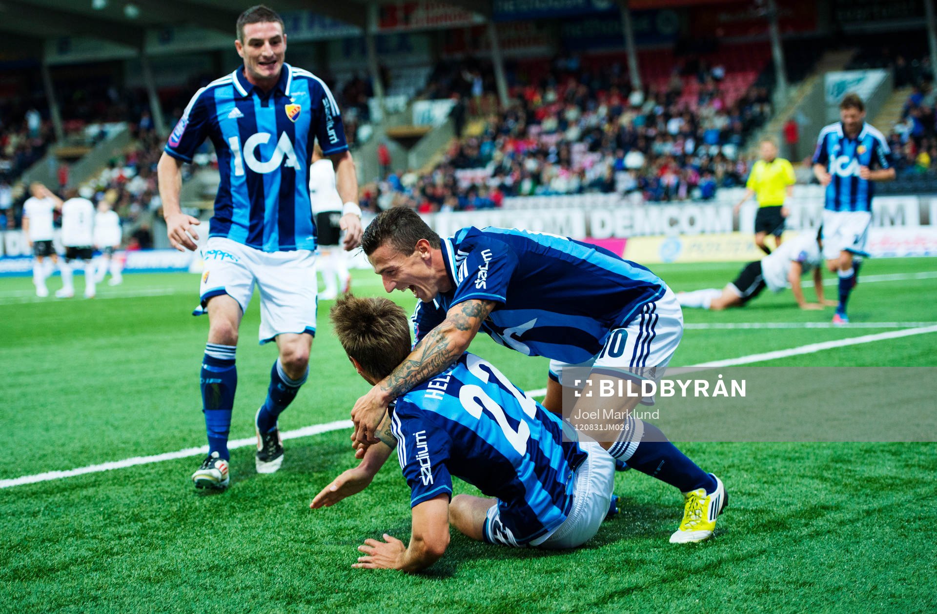 James Keene, Philip Hellquist och Erton Fejzullahu,