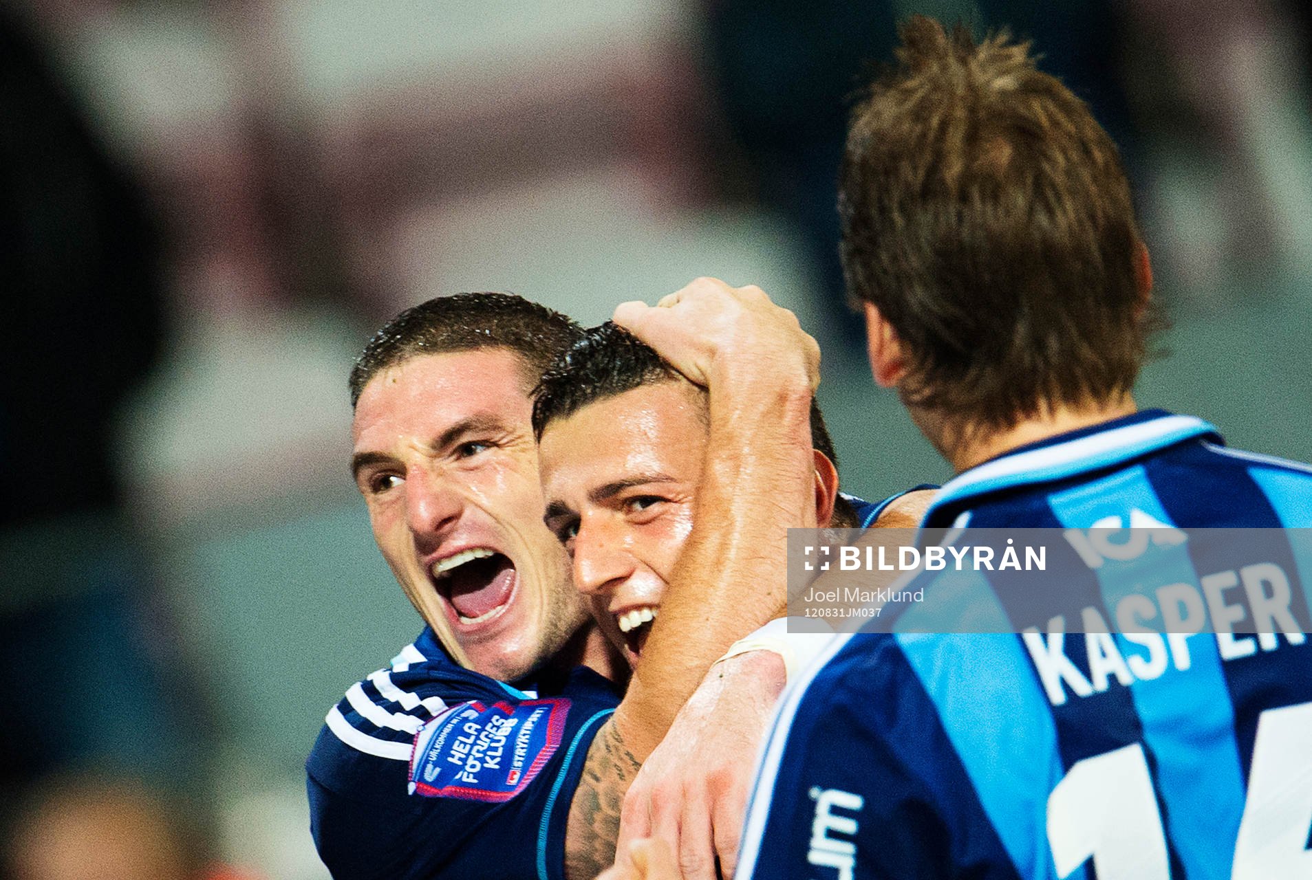 James Keene och Erton Fejzullahu, Djurgården, jublar