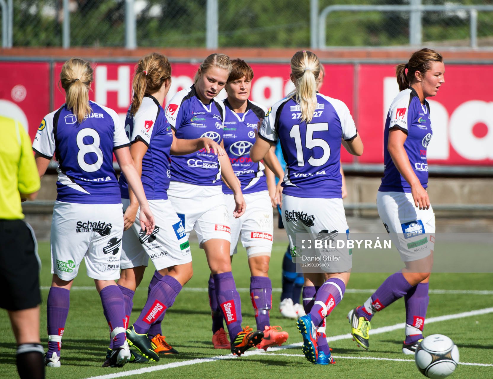 Fridolina Rolfö, Jitex, gör 1-0, jubel