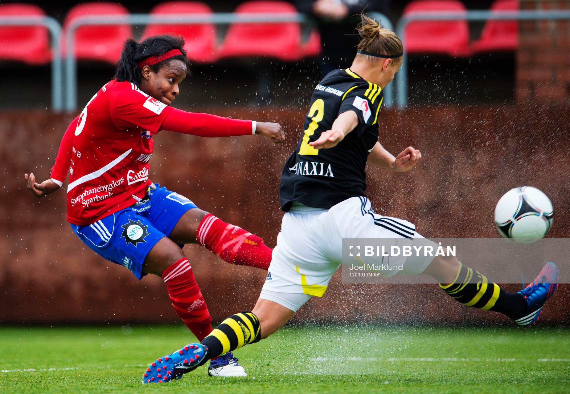 Danesha Adams, Vittsjö, skjuter
