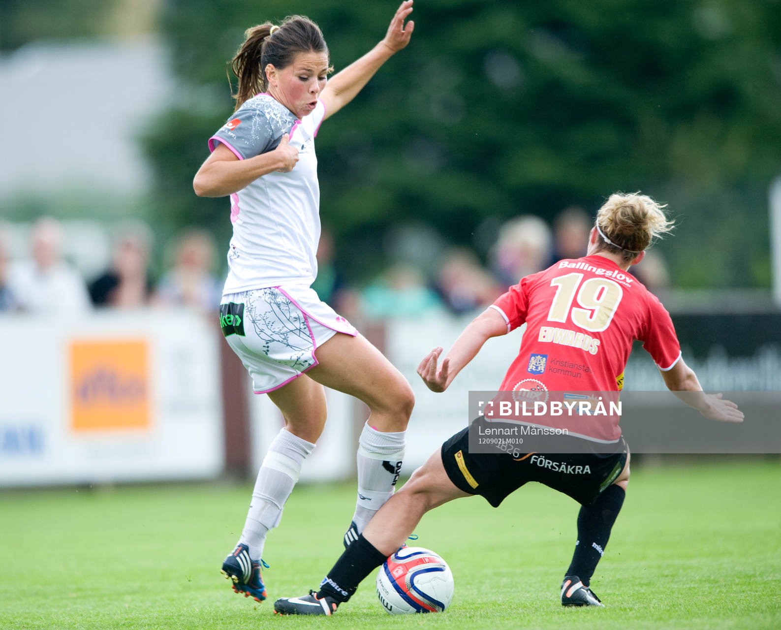 Sara Björk Gunnarsdottir, Malmö och Rebecca Edwards,
