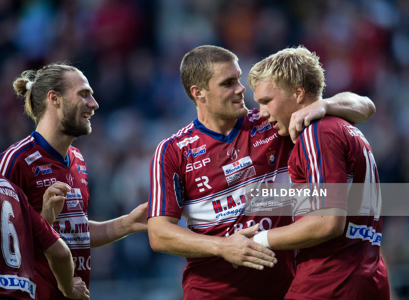 Oskar Wallén, Örgryte, gör 1-0, jubel David Leinar