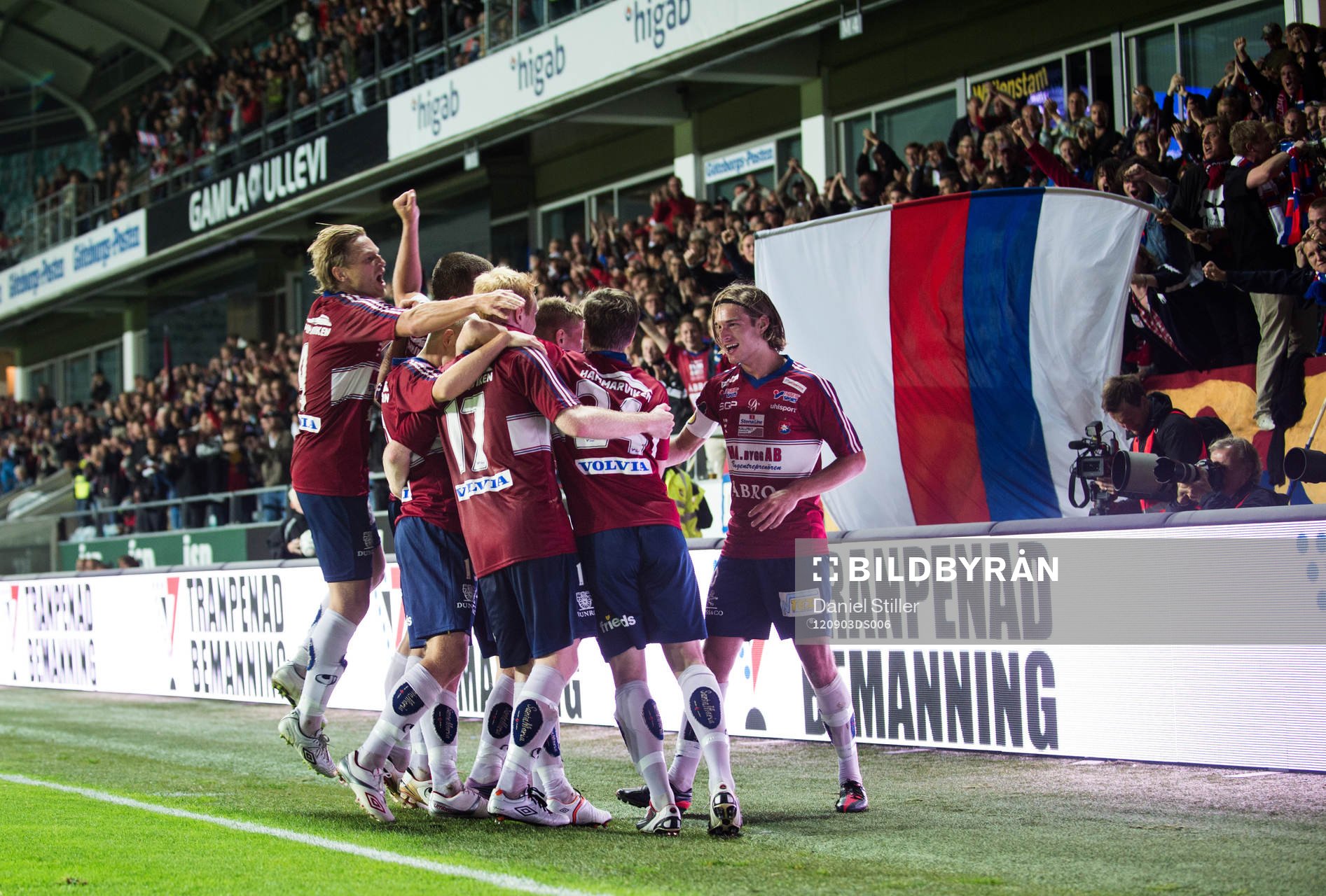 Henrik Carlsson, Örgryte, gör 2-0, jubel