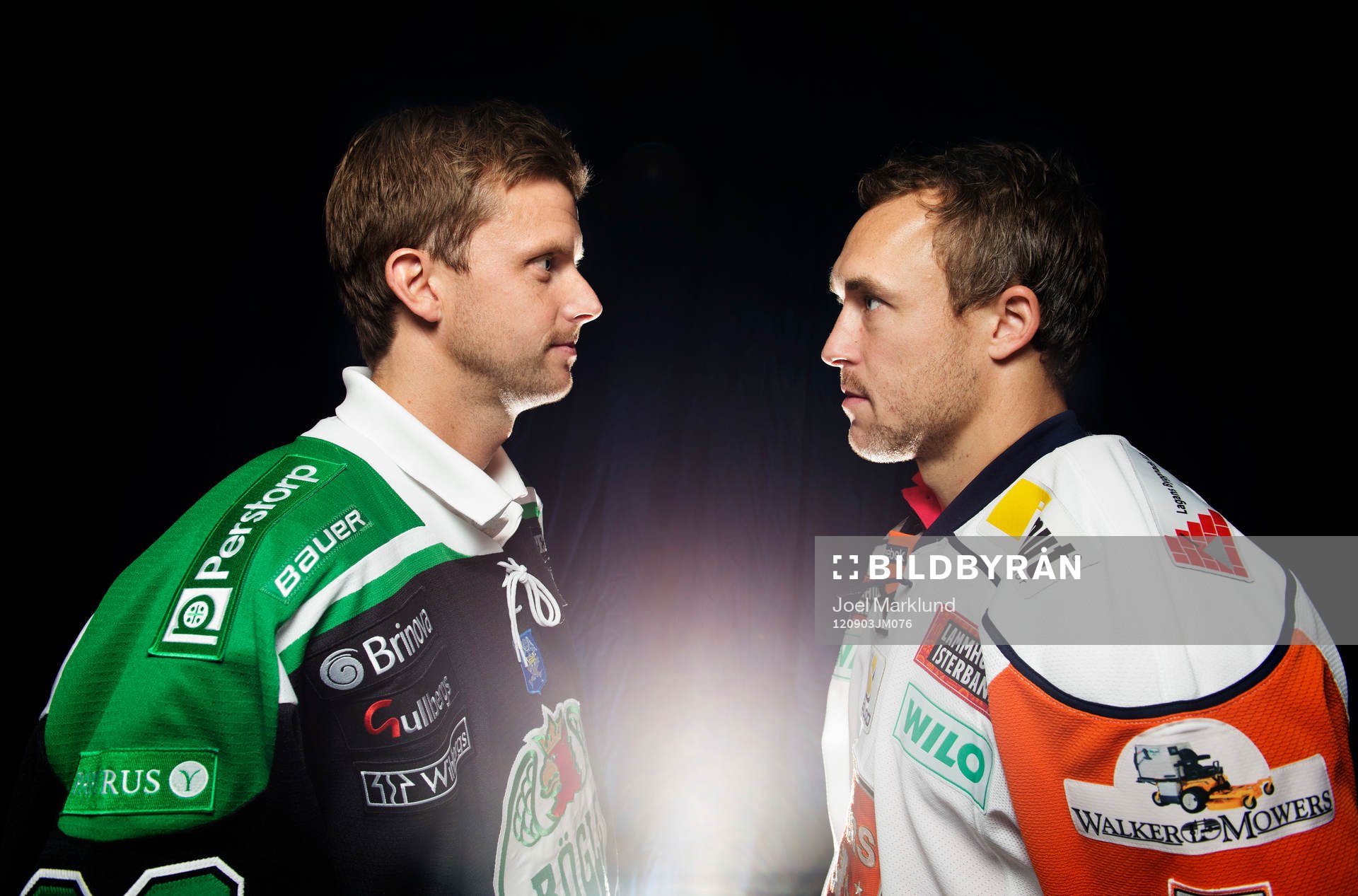 Jakob Johansson, Rögle, och Johan Markusson, Växjö