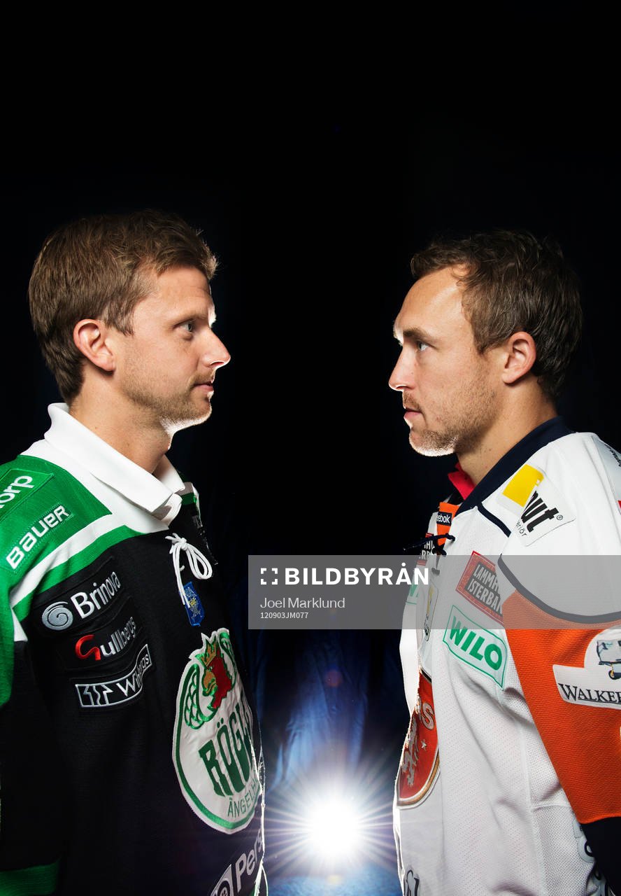 Jakob Johansson, Rögle, och Johan Markusson, Växjö