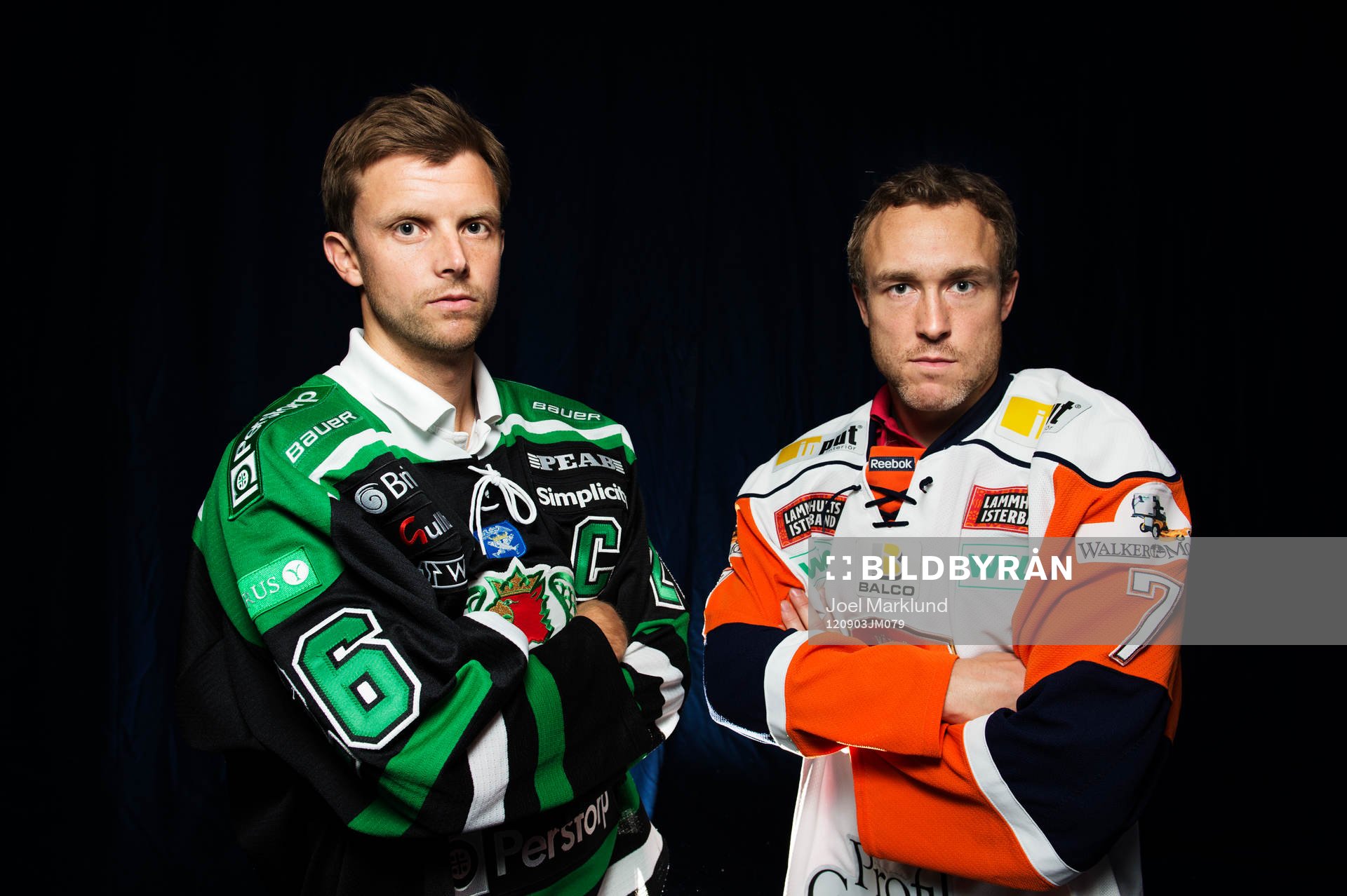 Jakob Johansson, Rögle, och Johan Markusson, Växjö