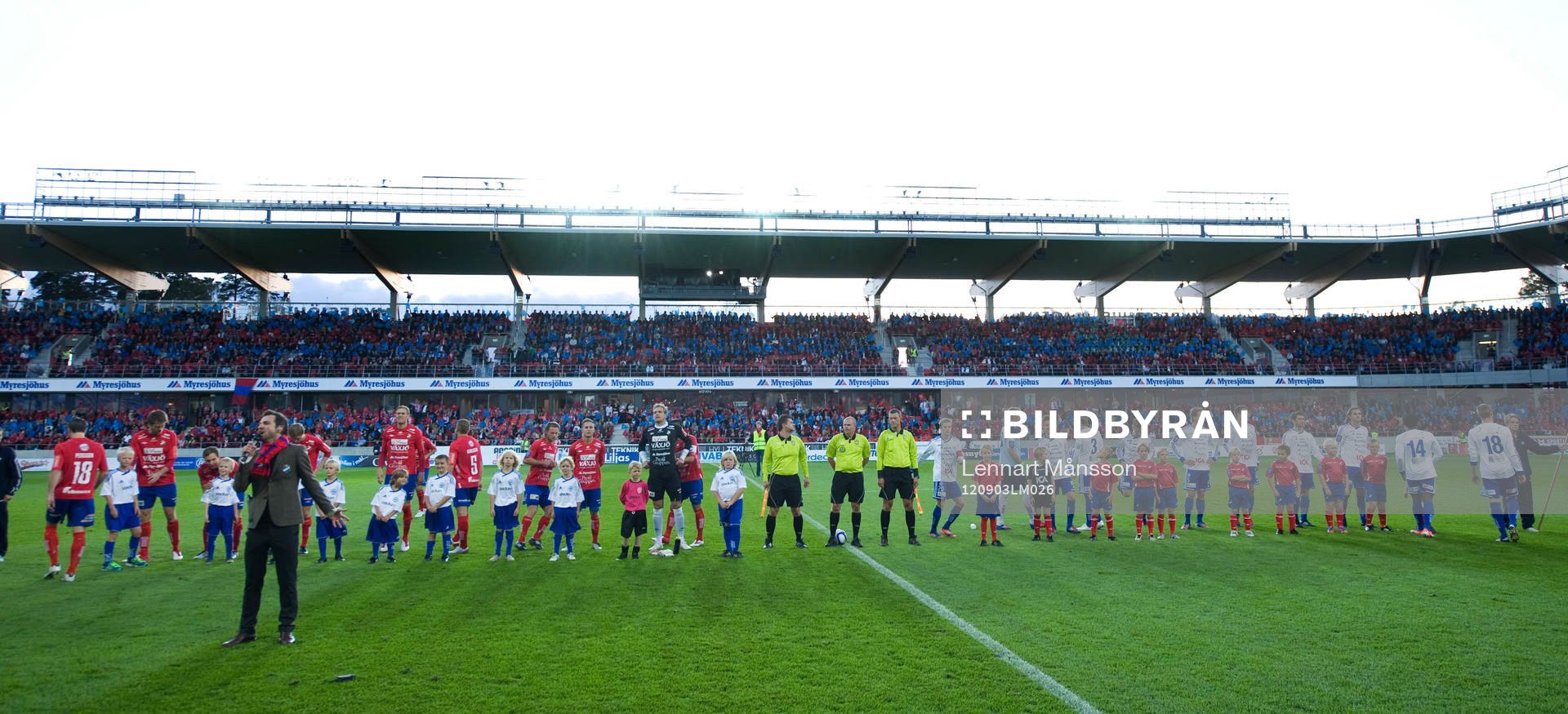 Nya Myresjö Arena, Växjö, line up
