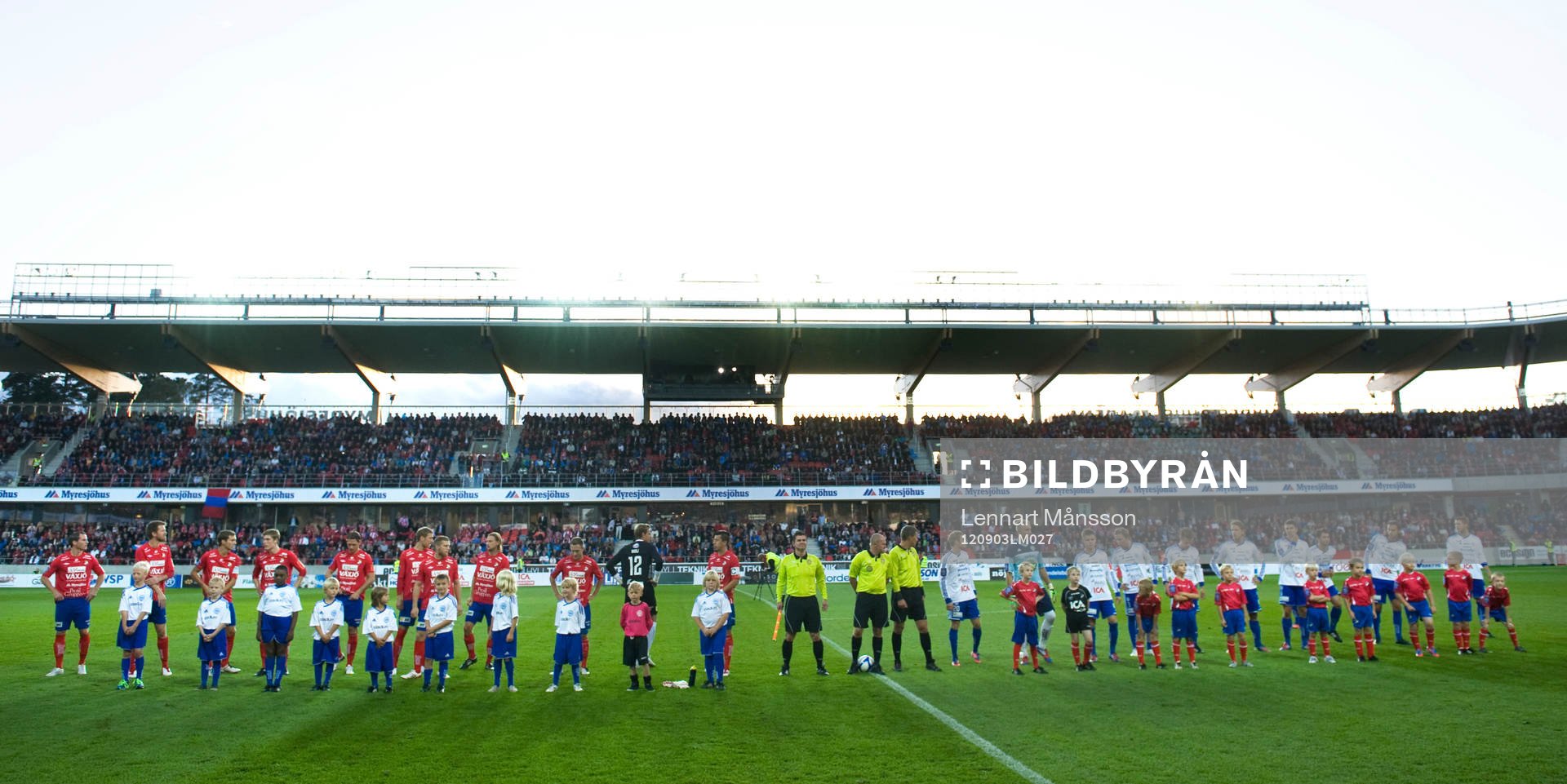 Nya Myresjö Arena, Växjö, line up