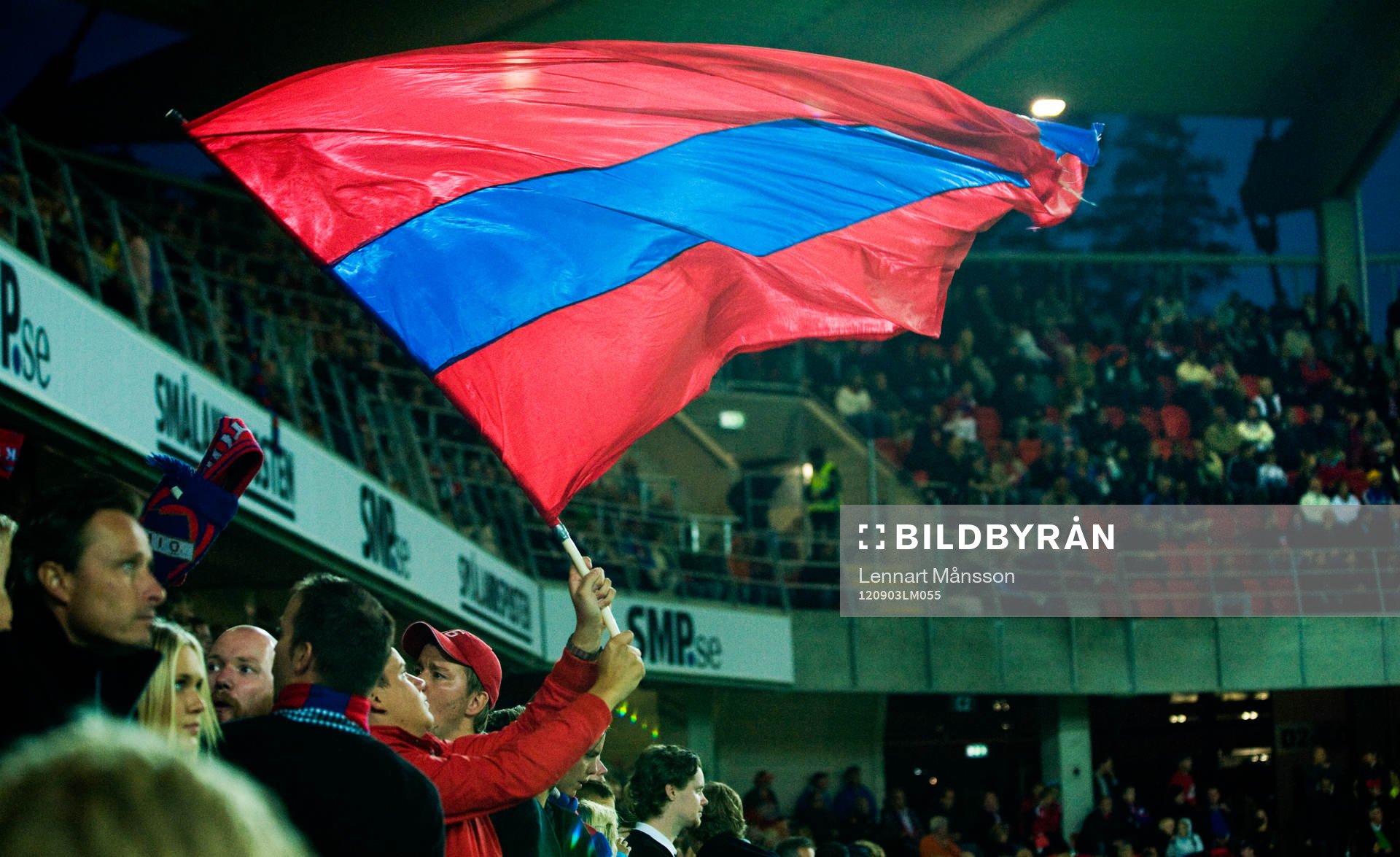 Flagga, Öster-fana, supporter