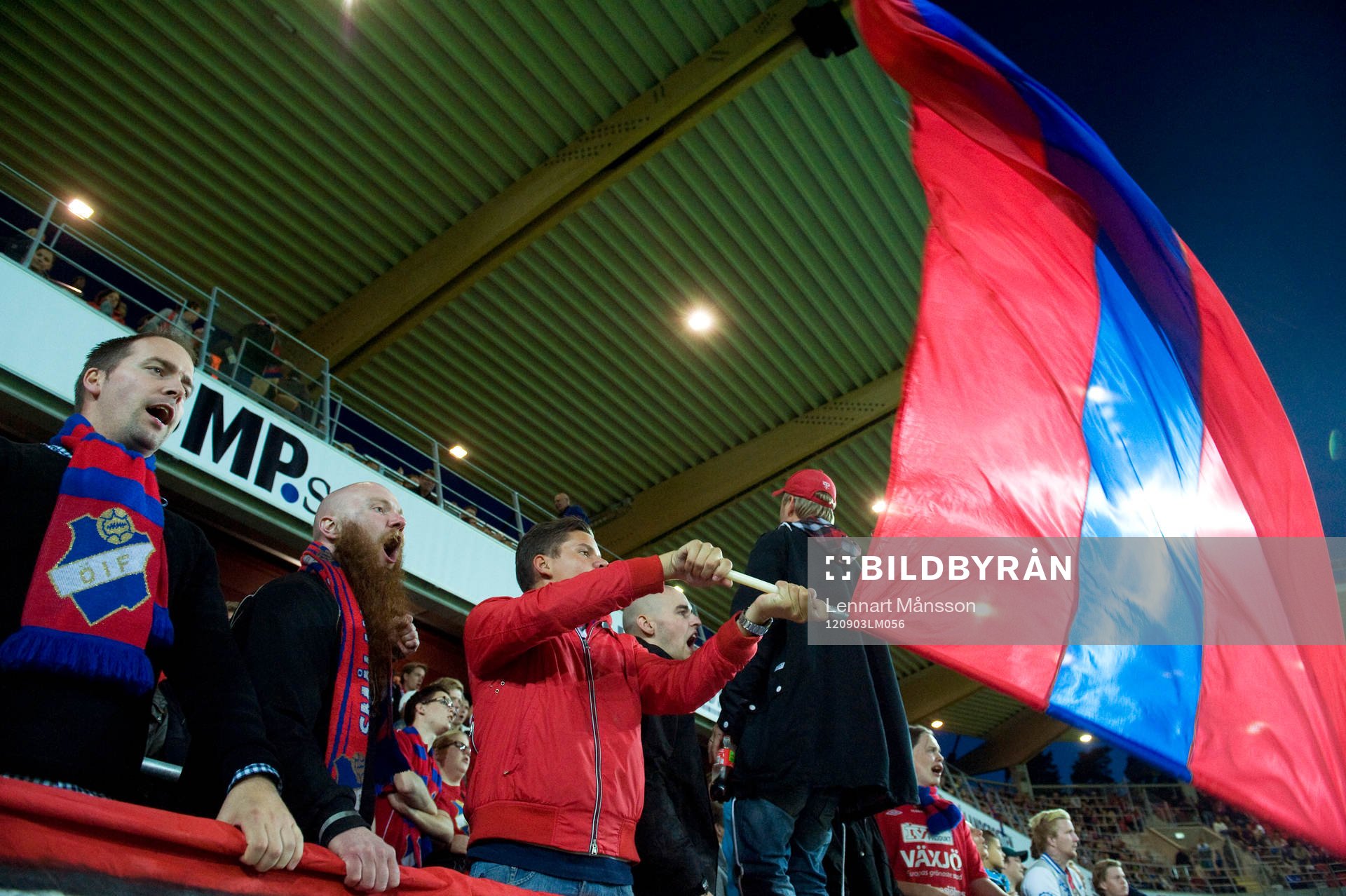 Flagga, Öster-fana, supporterÖster-Supporters