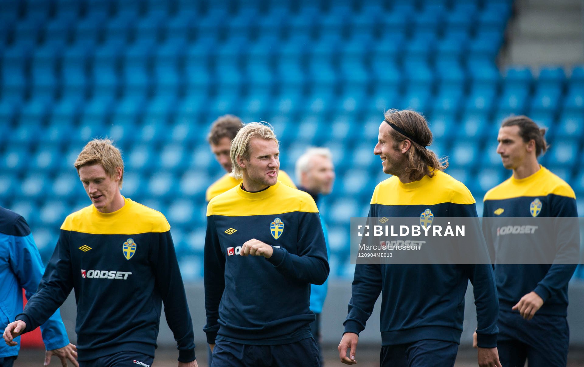 Sverige tränar på Olympia i Helsingborg