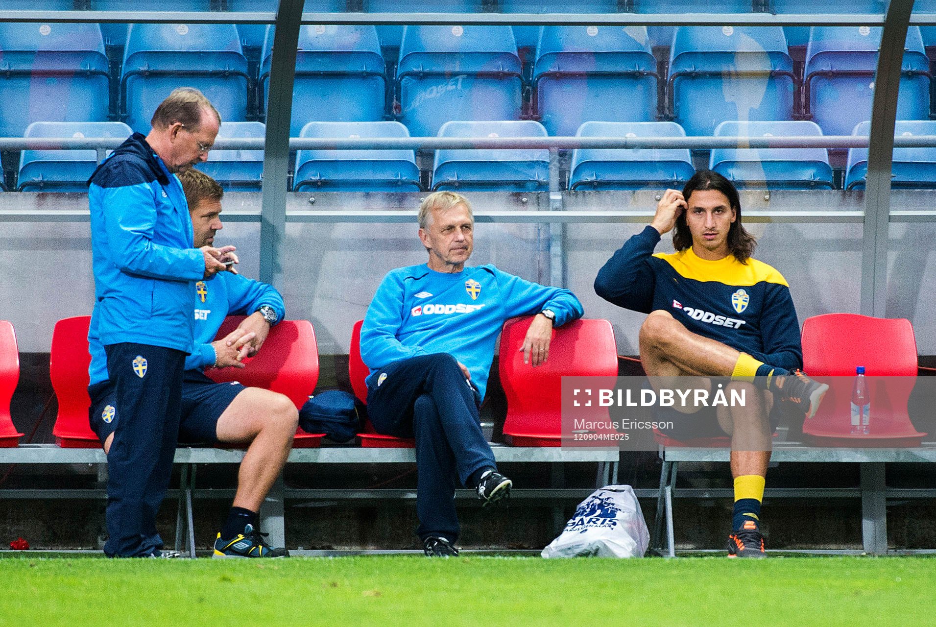 Sverige tränar på Olympia i Helsingborg