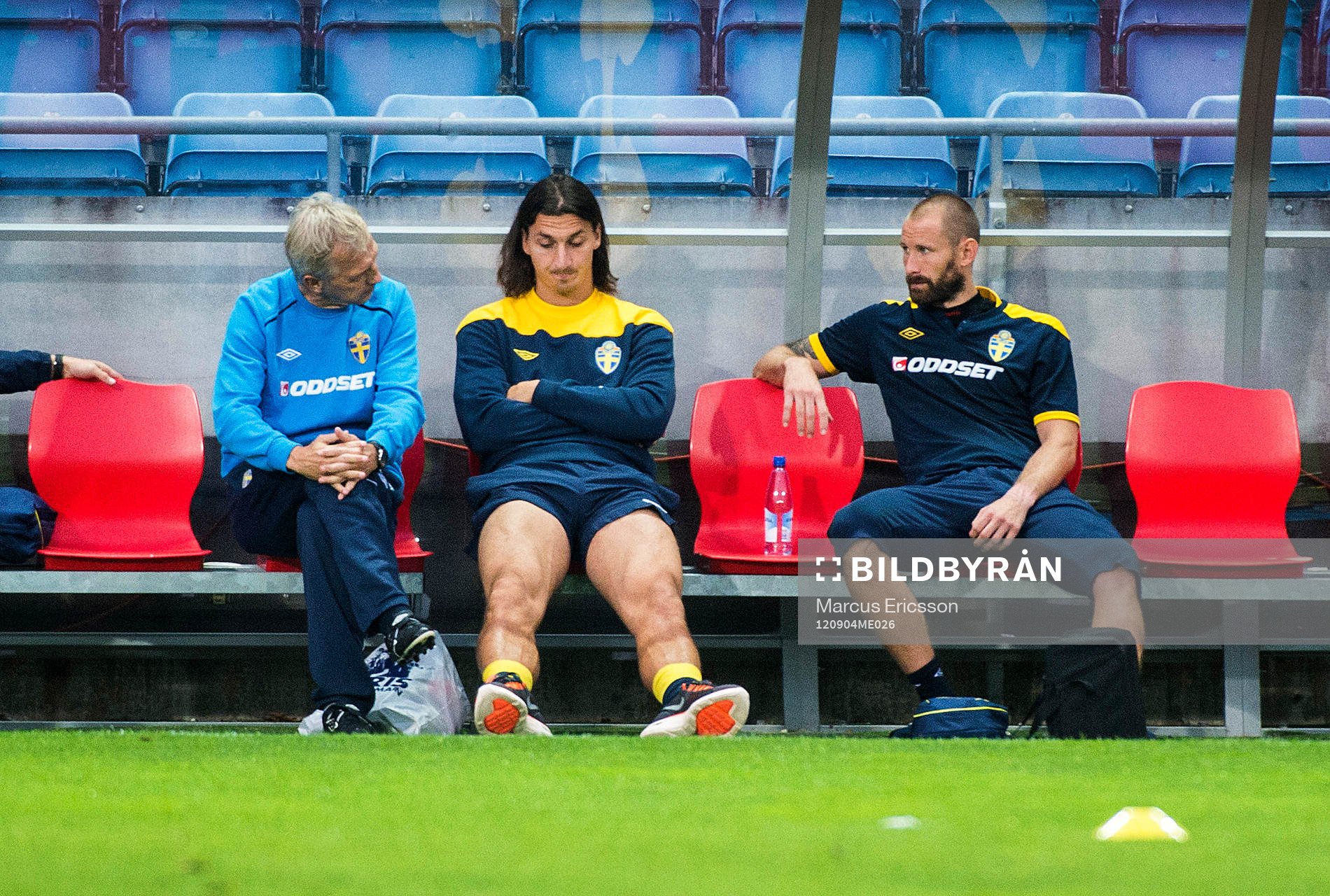 Sverige tränar på Olympia i Helsingborg