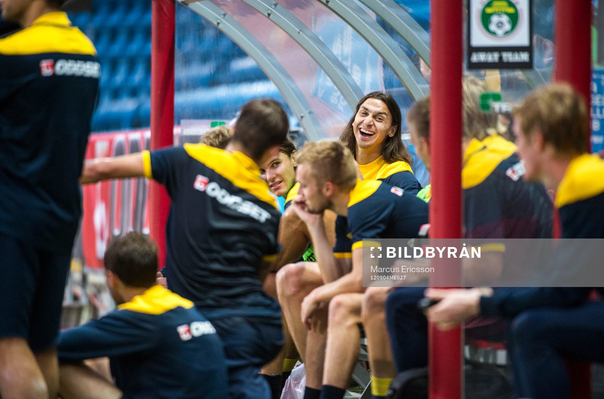 Sverige tränar på Olympia i Helsingborg