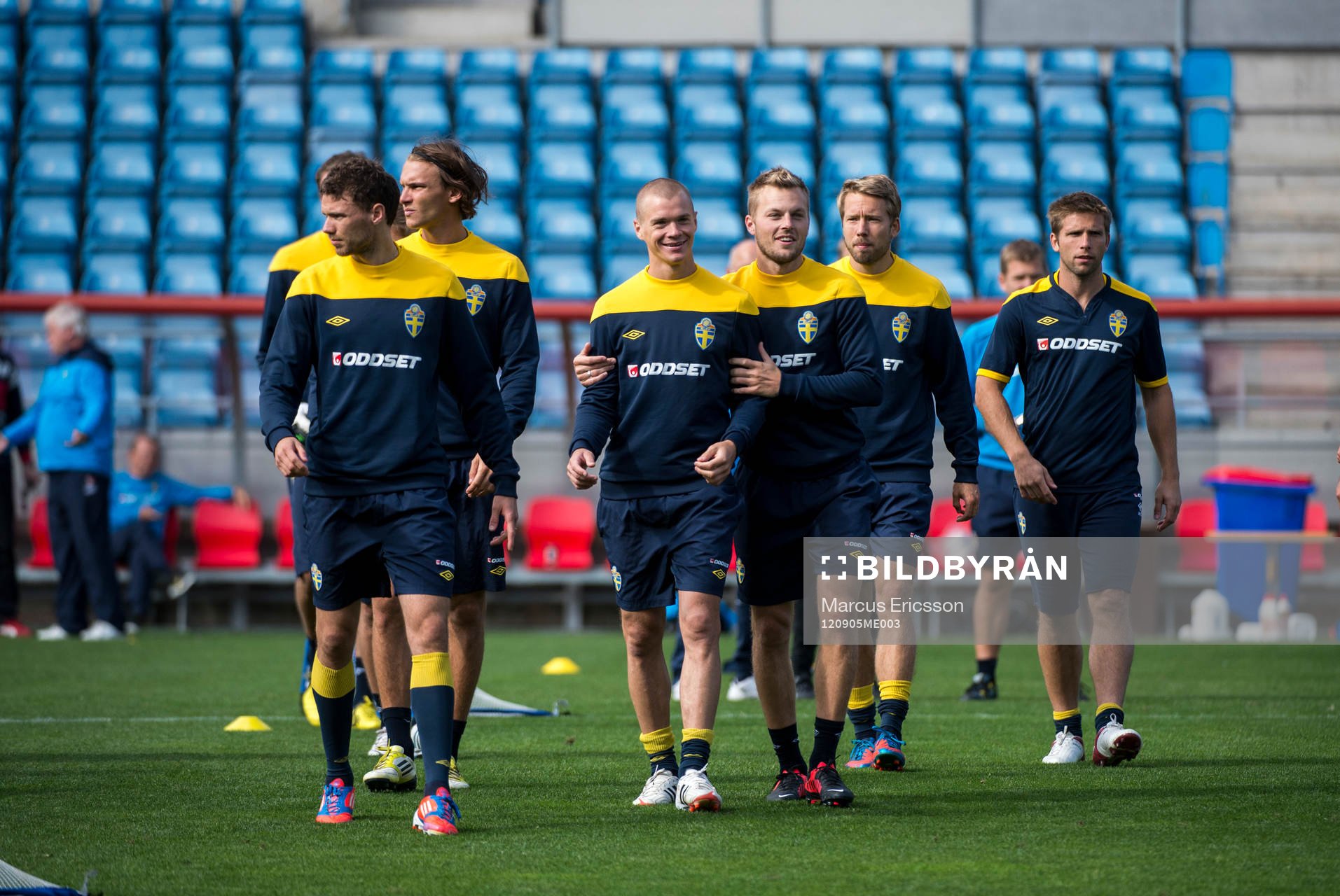  Sverige tränar på Olympia i Helsingborg inför matchen mot Kina. 