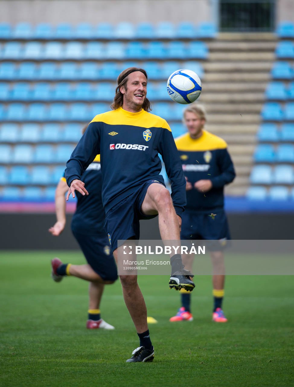  Sverige tränar på Olympia i Helsingborg inför matchen mot Kina. Jonas Olsson