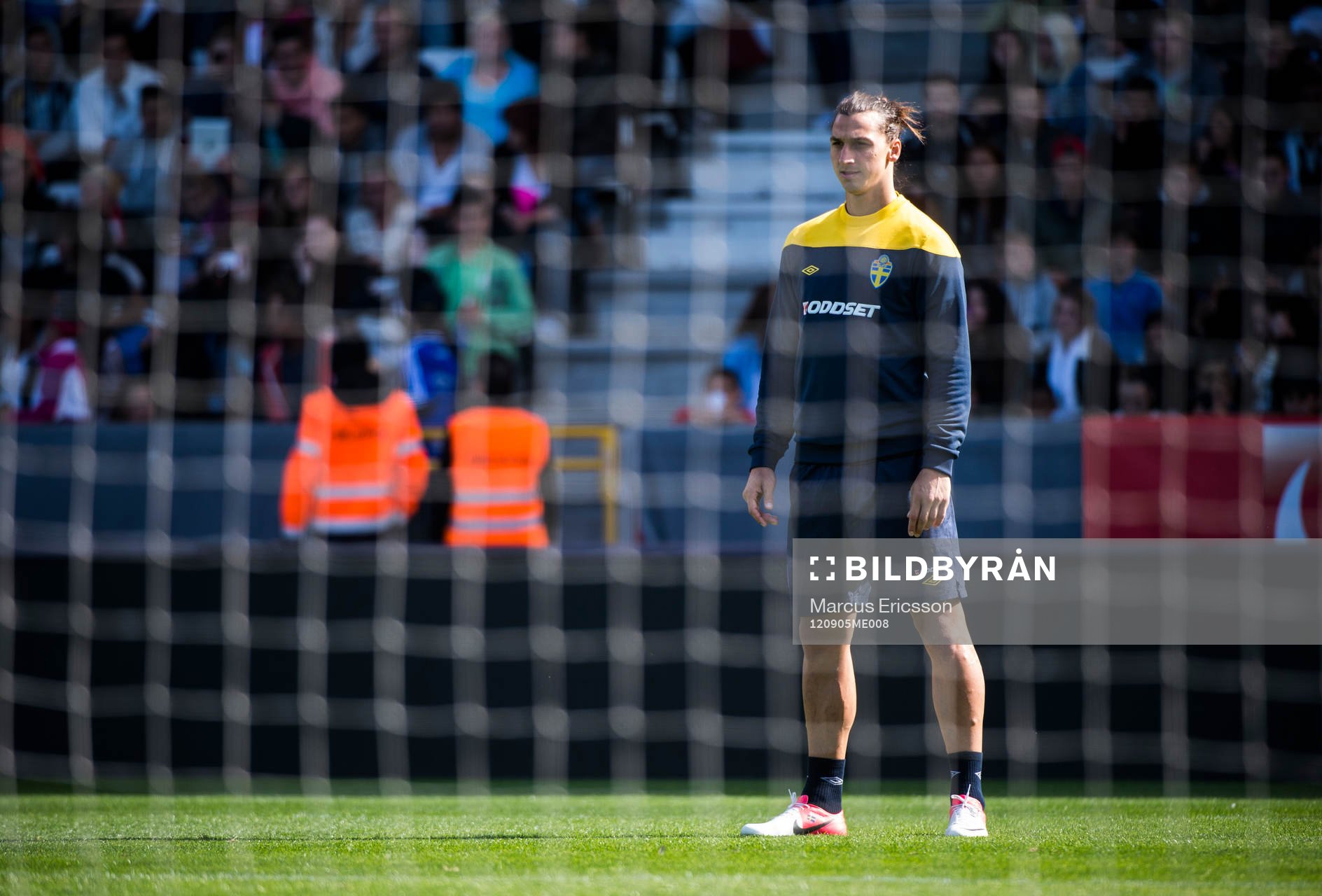  Sverige tränar på Olympia i Helsingborg inför matchen mot Kina. Zlatan Ibrahimovic