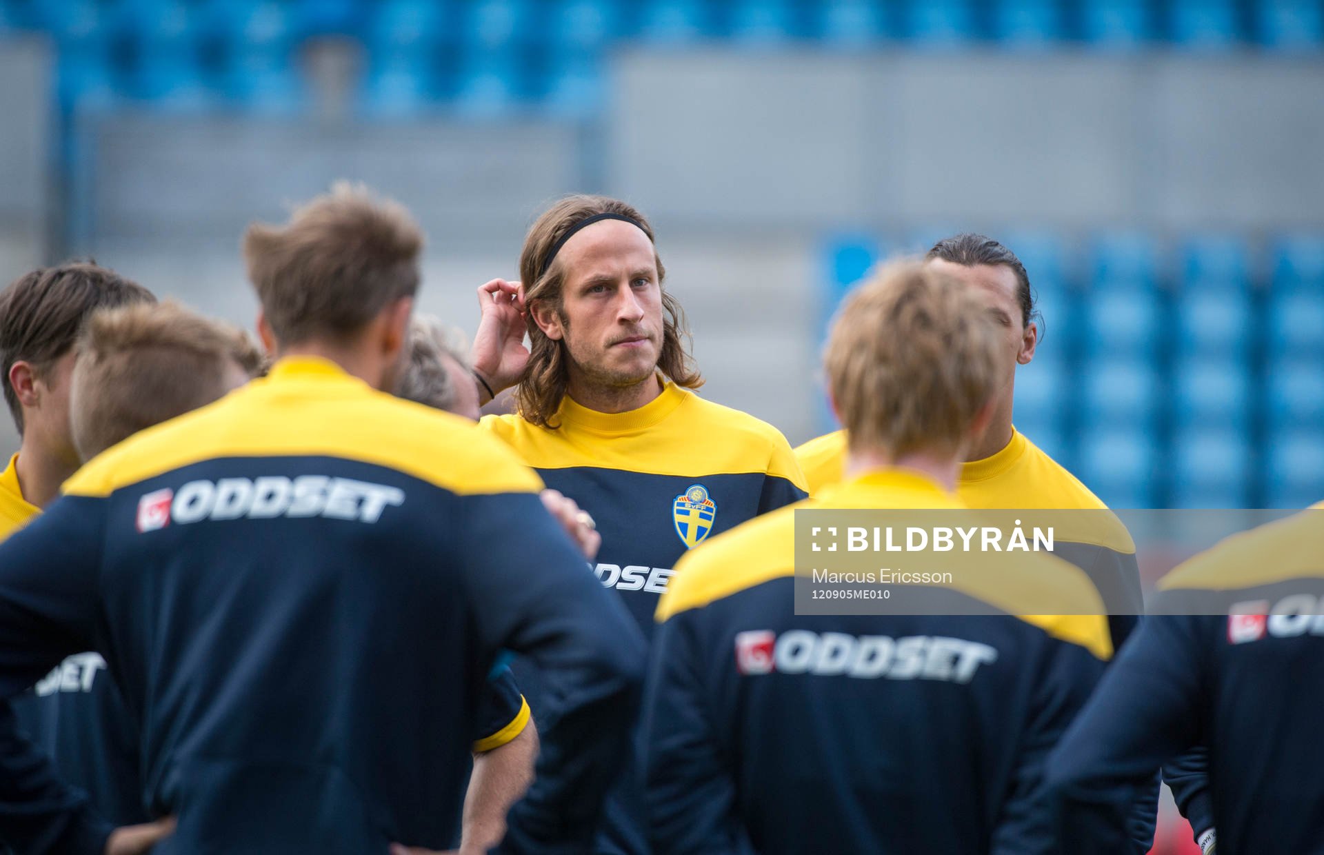 Sverige tränar på Olympia i Helsingborg