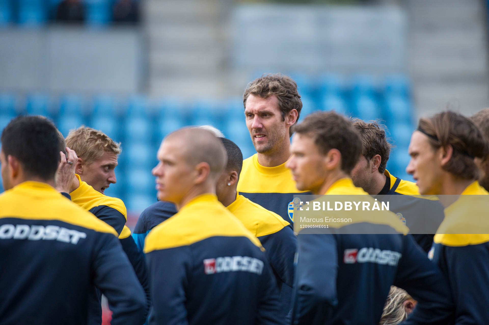 Sverige tränar på Olympia i Helsingborg inför matchen mot Kina. Andreas Isaksson, målvakt