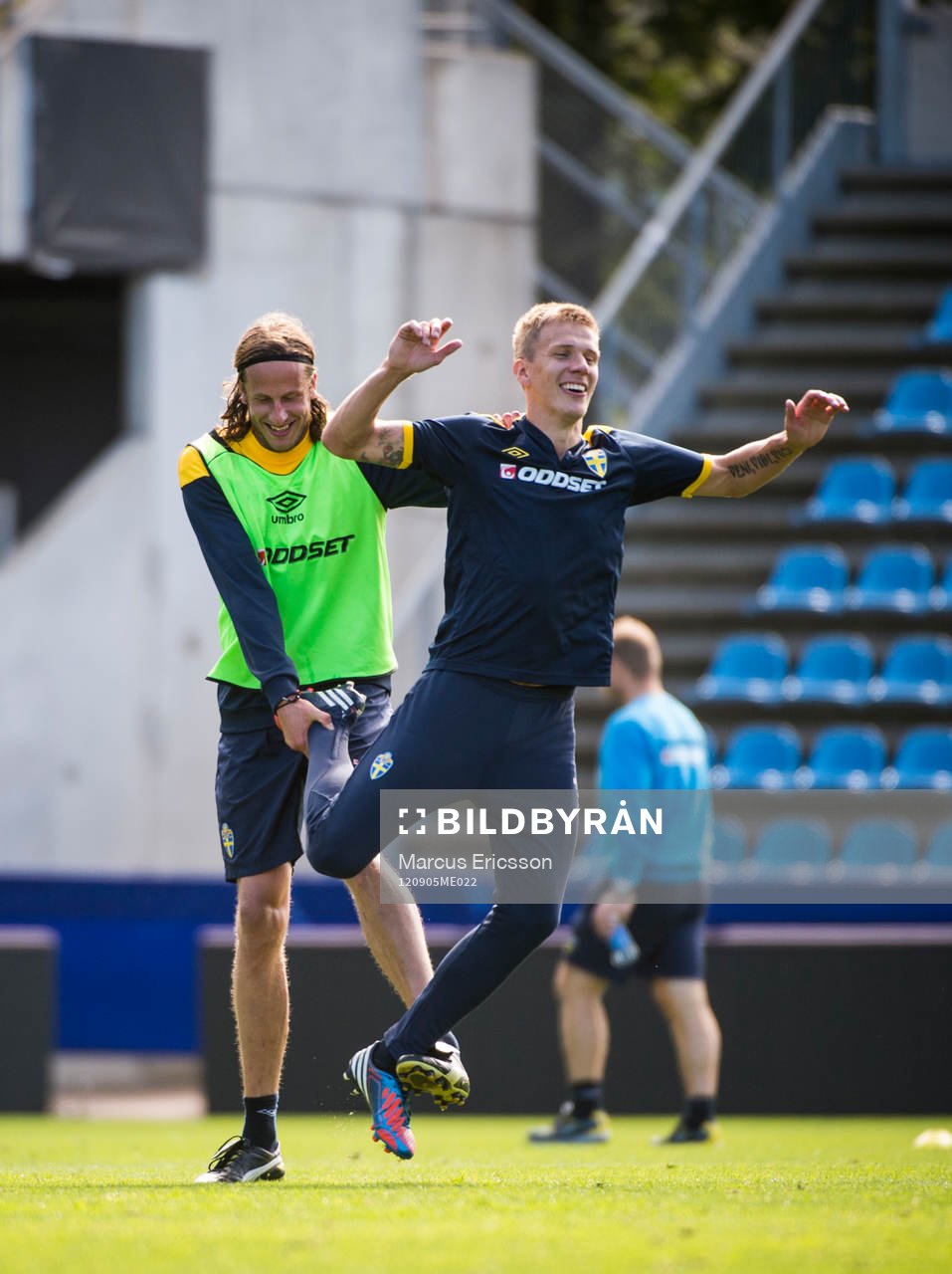 Sverige tränar på Olympia i Helsingborg
