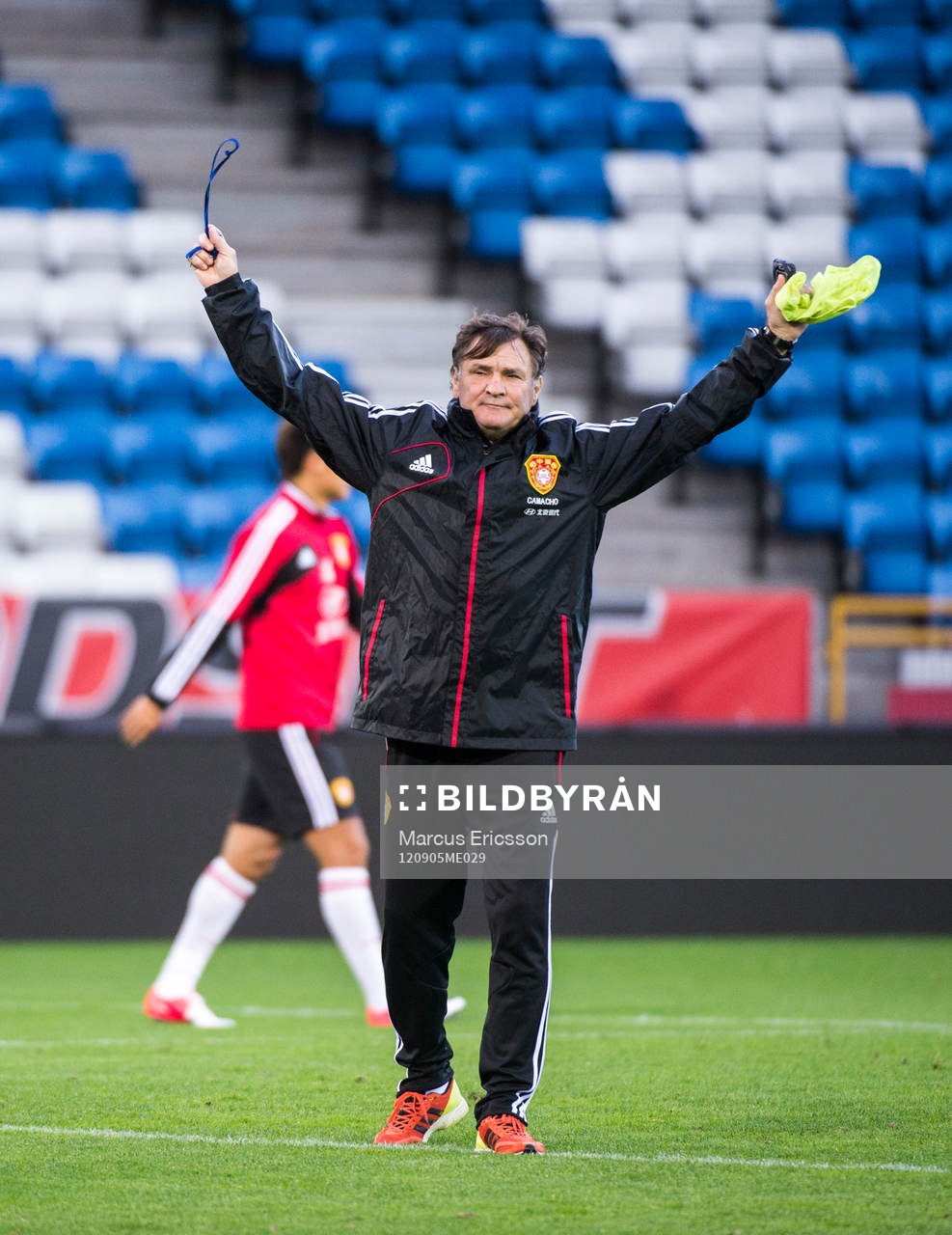 Kina tränare på Olympiastadion