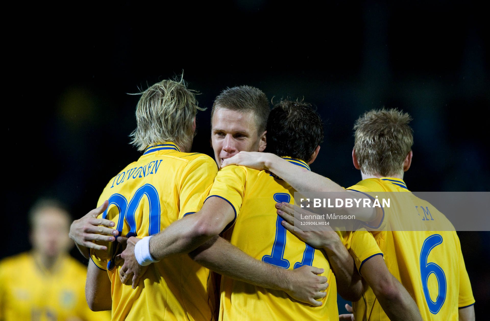 1-0 Johan Elmander, Sverige