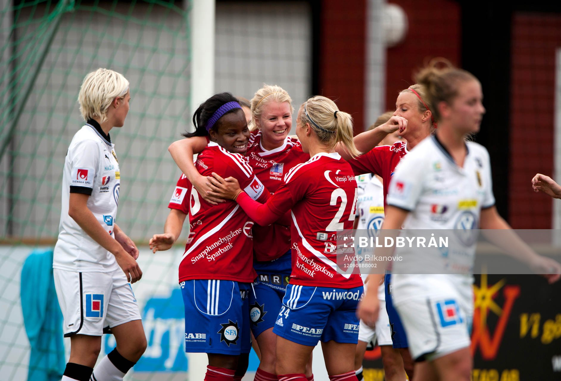 Ida Olsson, Vittsjö, jubel, Umeå spelare deppar