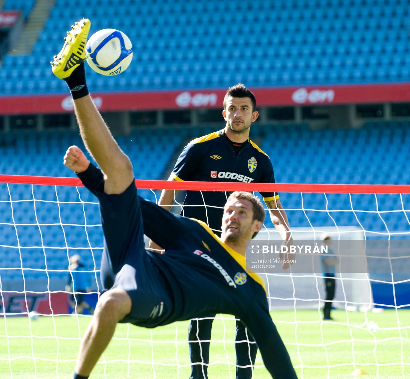  Fotbollstennis, Andreas Isaksson brassesparkar