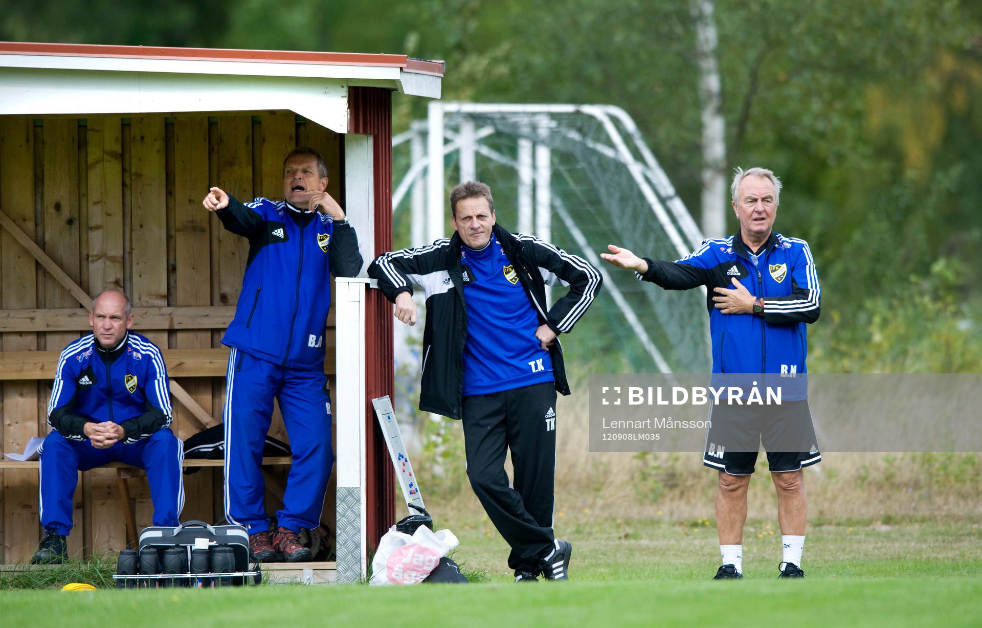 Rickard Svensson, Björn Andersson och Bosse Nilsson,