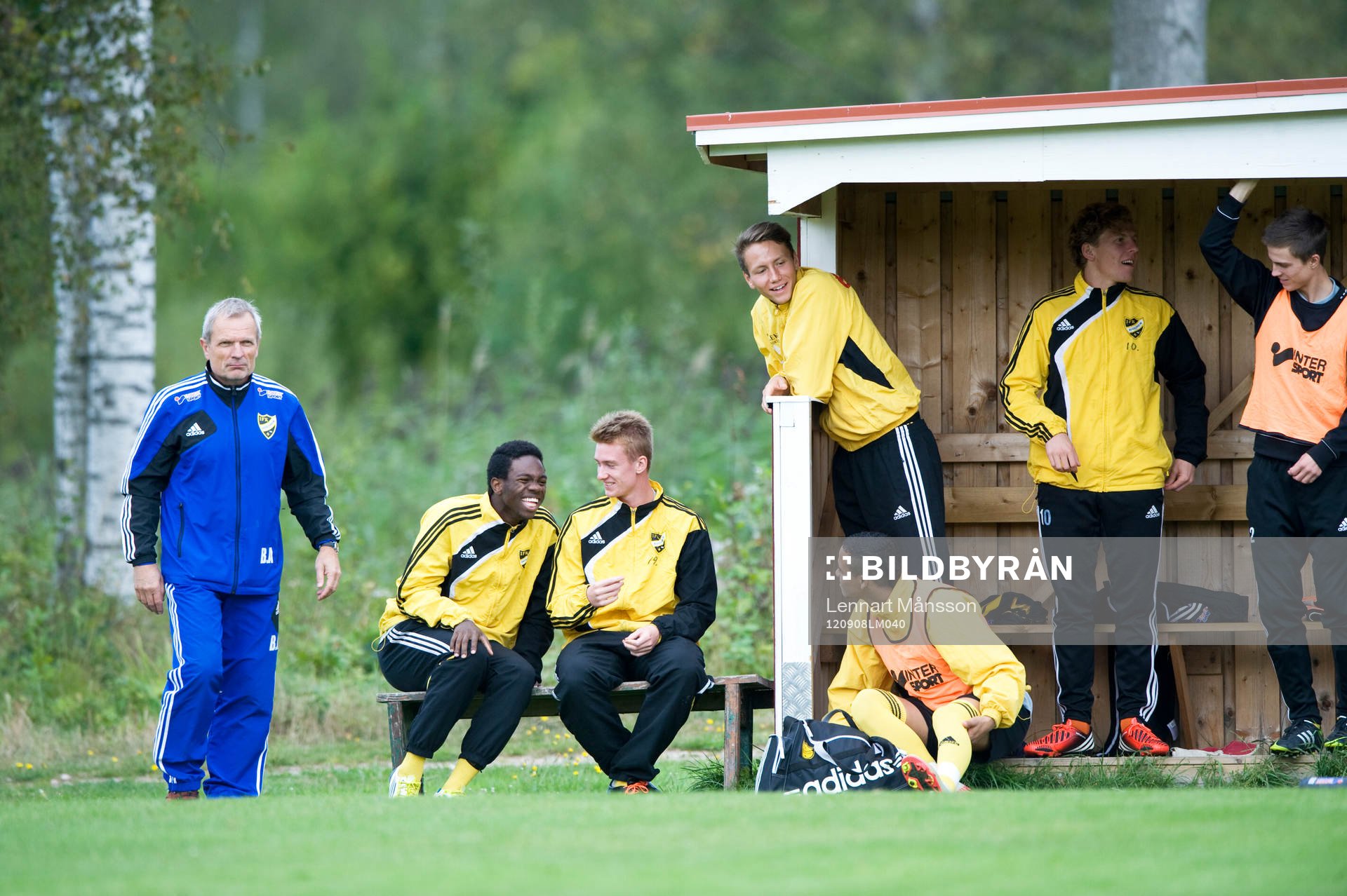 IFK Hässleholms bänk, lagledarbänk, Björn Andersson,