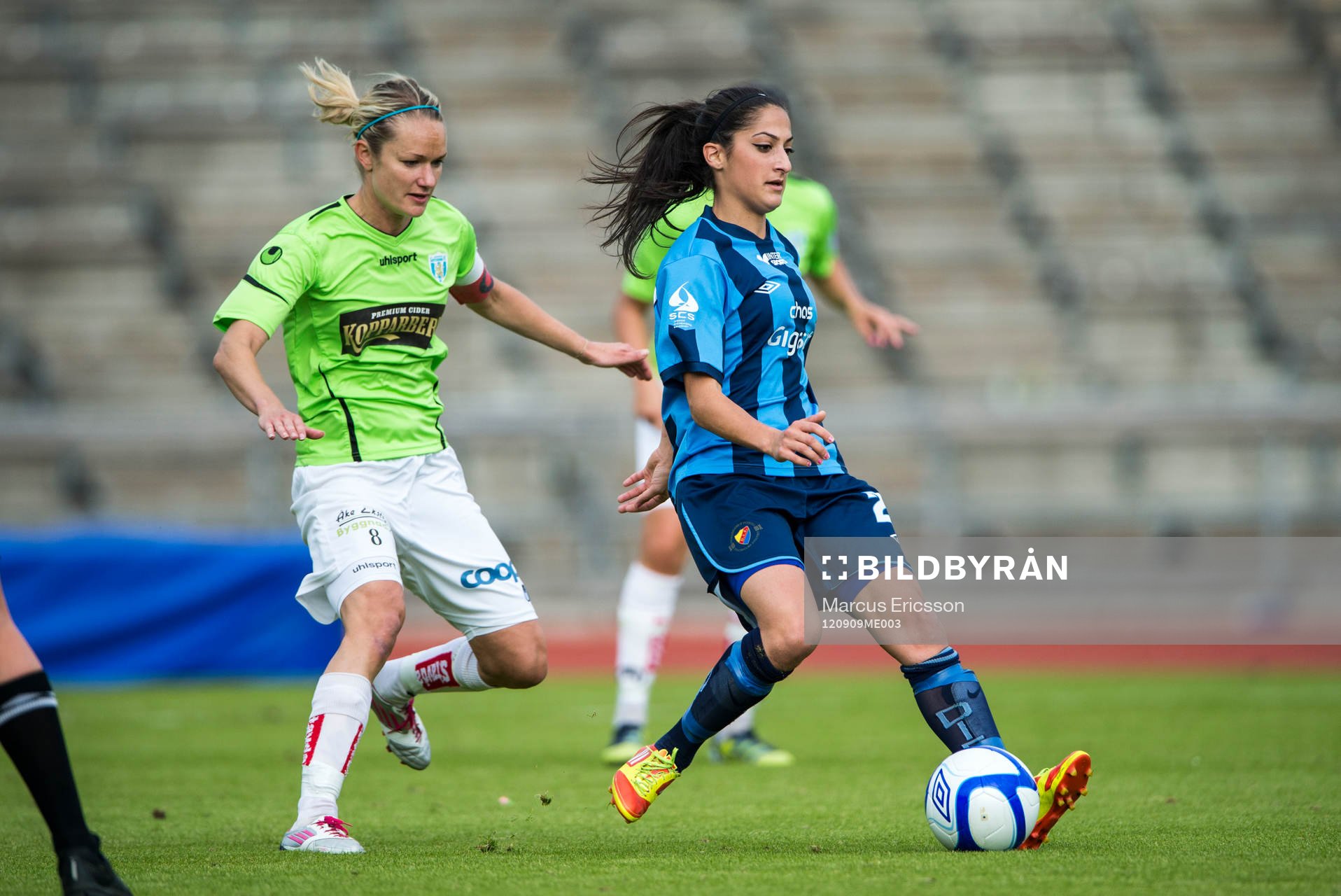  Stina Segerström, Göteborg och Susan Varli, Djurgården