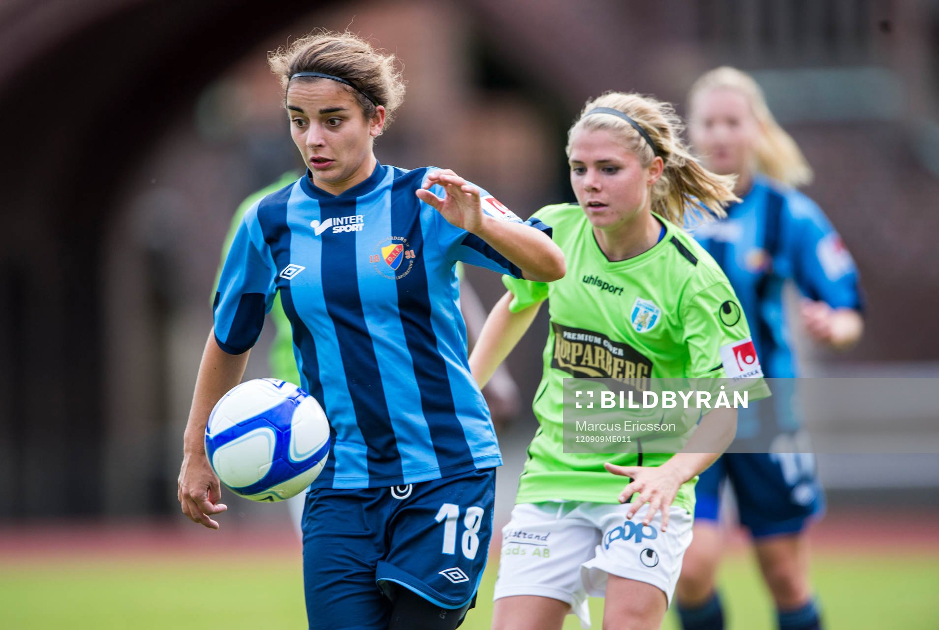 Renée Slgers, Djurgården och Ingrid Wells, Göteborg