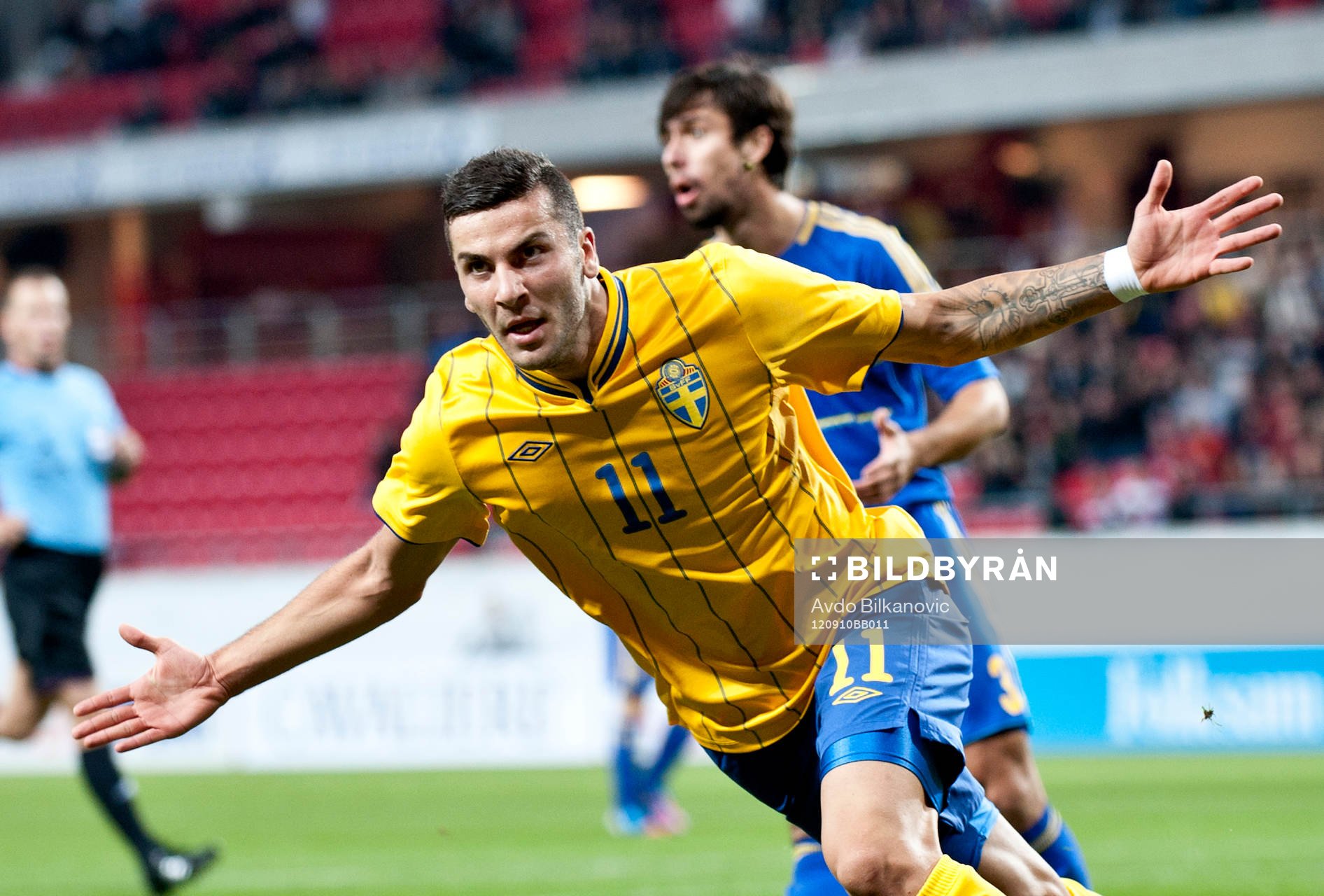 Mikael Ishak, Sverige, jubel