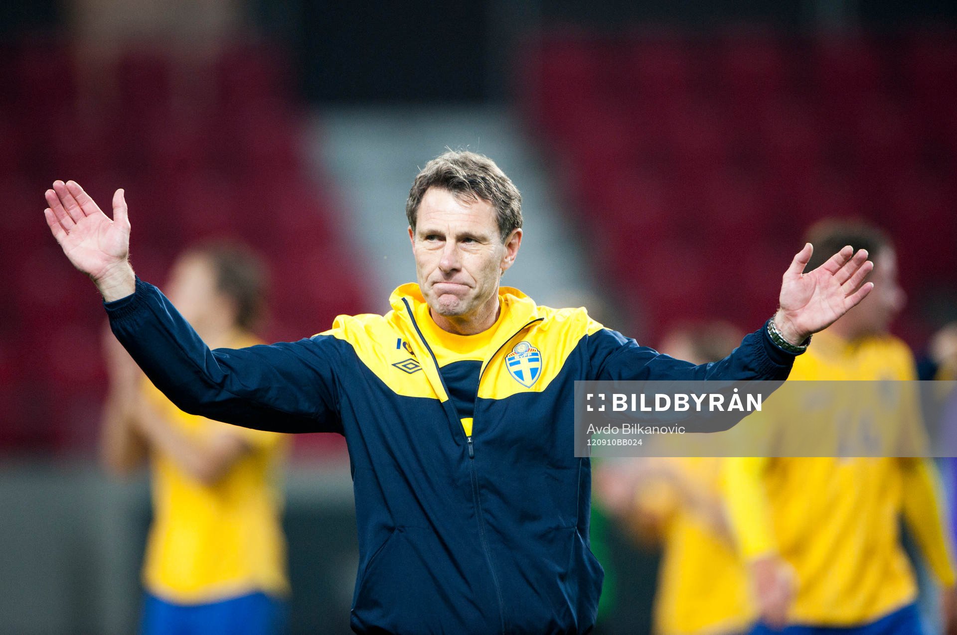 Håkan Ericson, tränare, Sverige, jubel