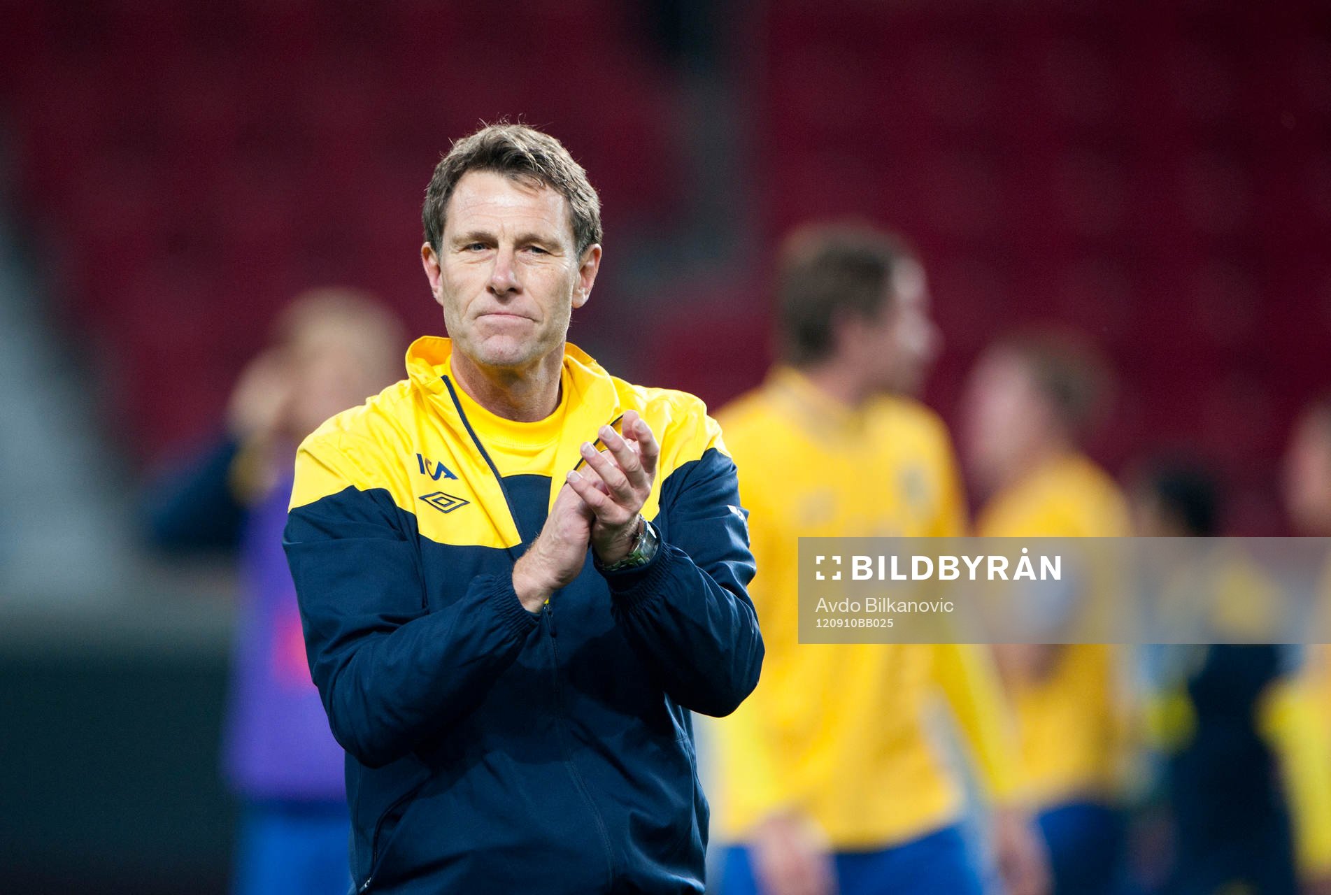 Håkan Ericson, tränare, Sverige, jubel