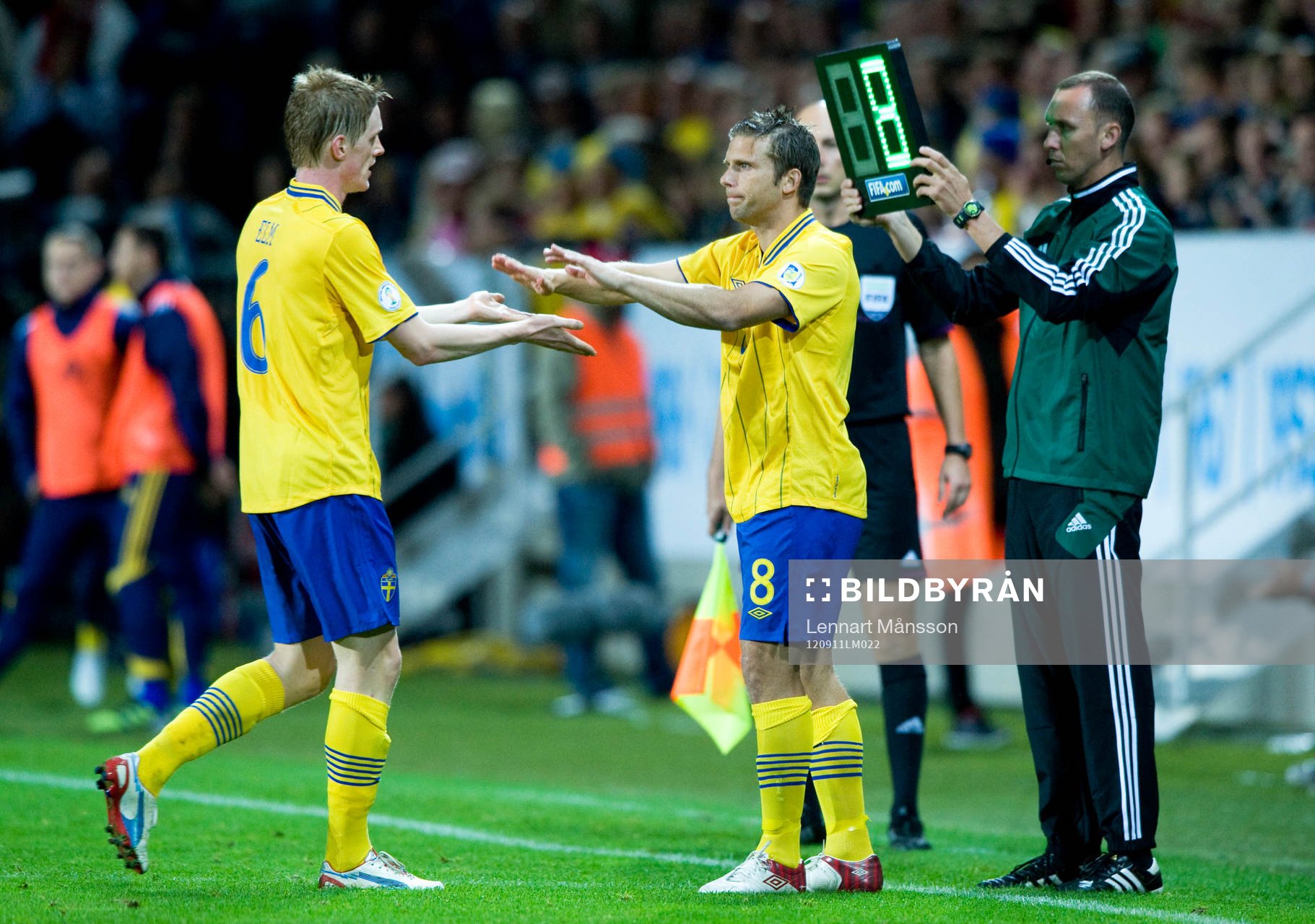 Anders Svensson in, Rasmus Elm ut