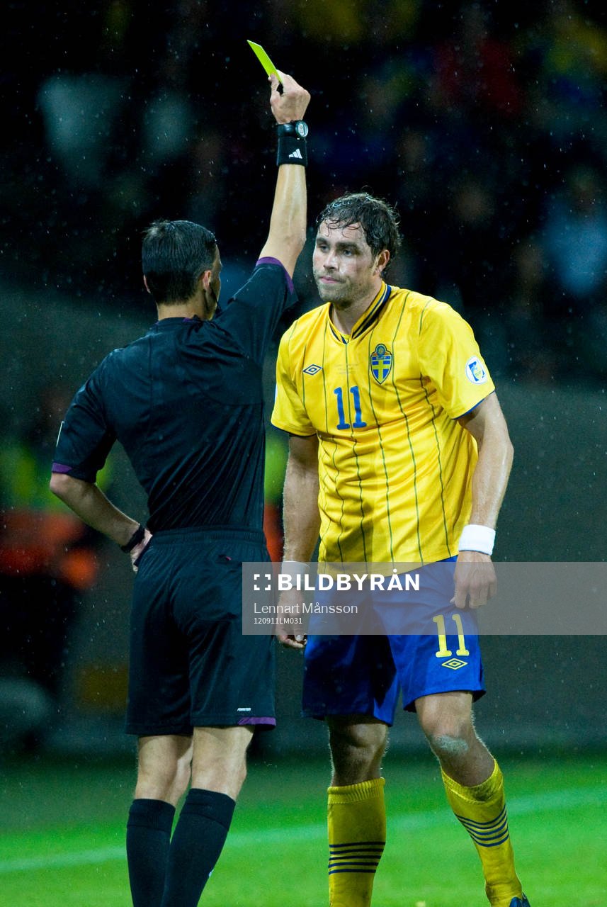 Varning, Johan Elmander, Sverige