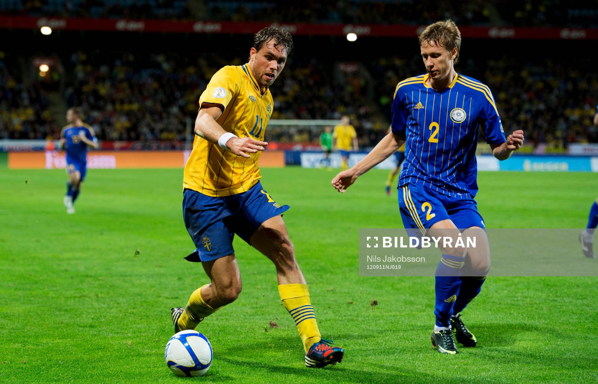 Johan Elmander, Sverige, Alexander Kirov, Kazakstan