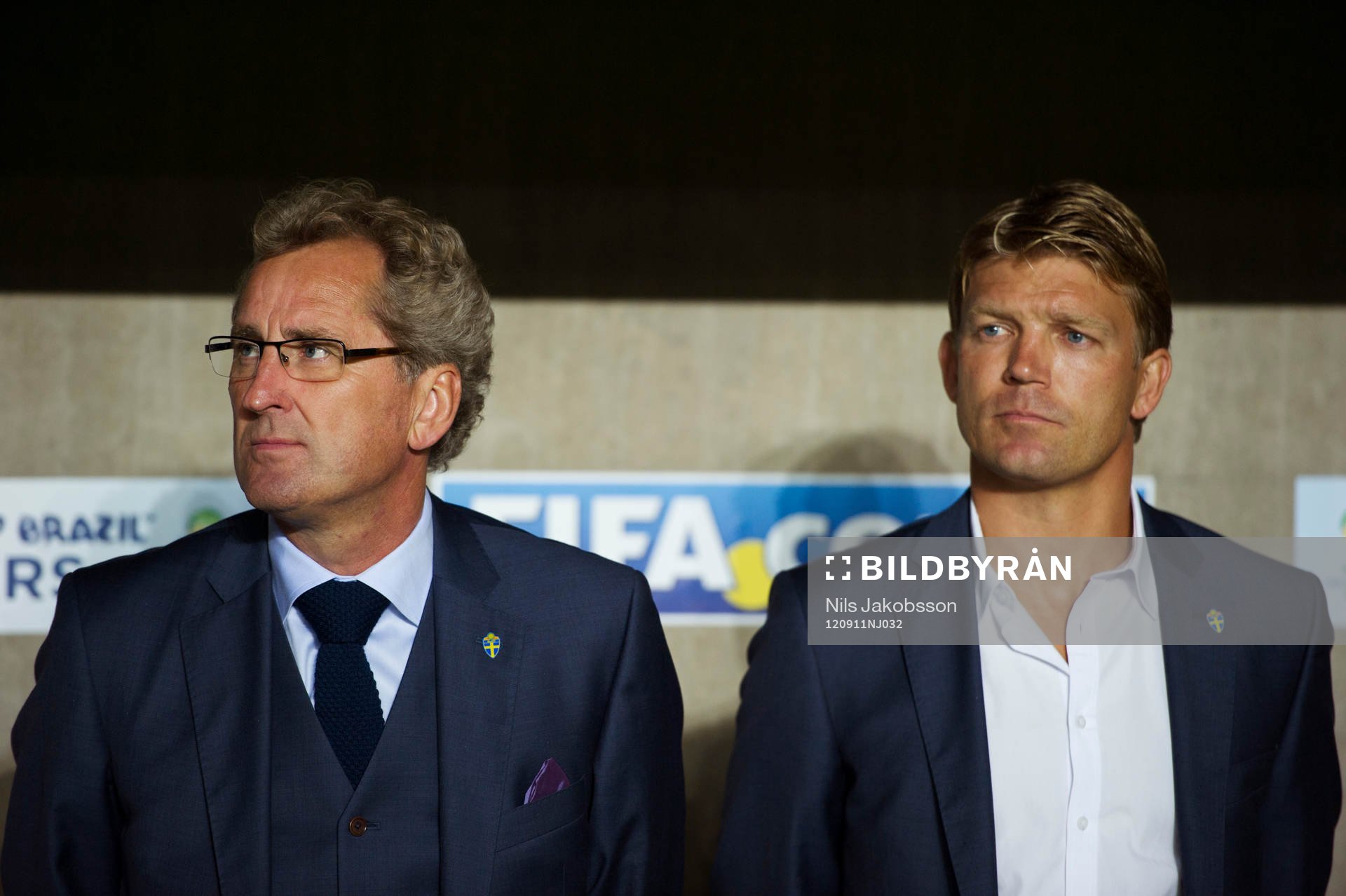 Erik Hamrén, förbundskapten, Marcus Allbäck, players