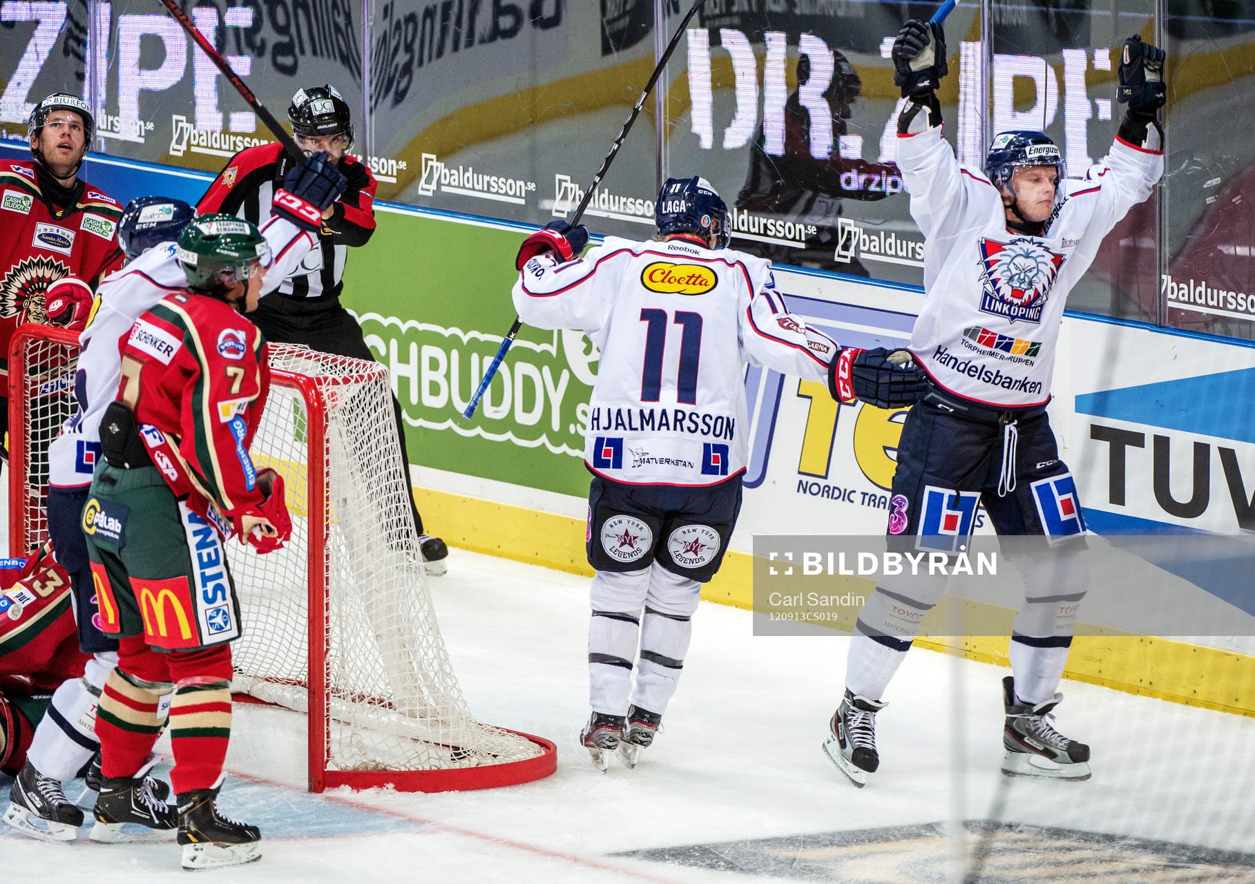 Carl Söderberg, Linköping, jubel, 0-1