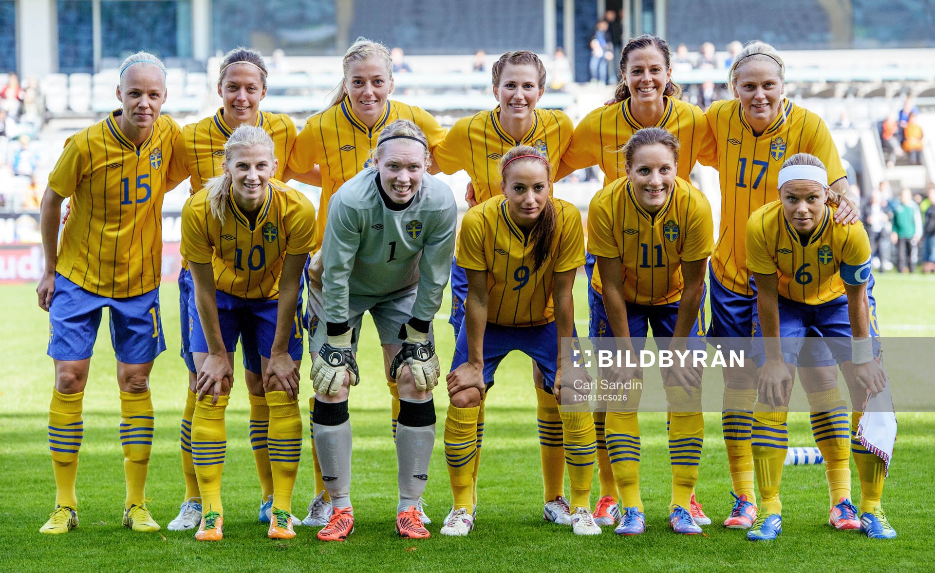 Caroline Seger, Lina Nilsson, Linda Sembrant, Emma