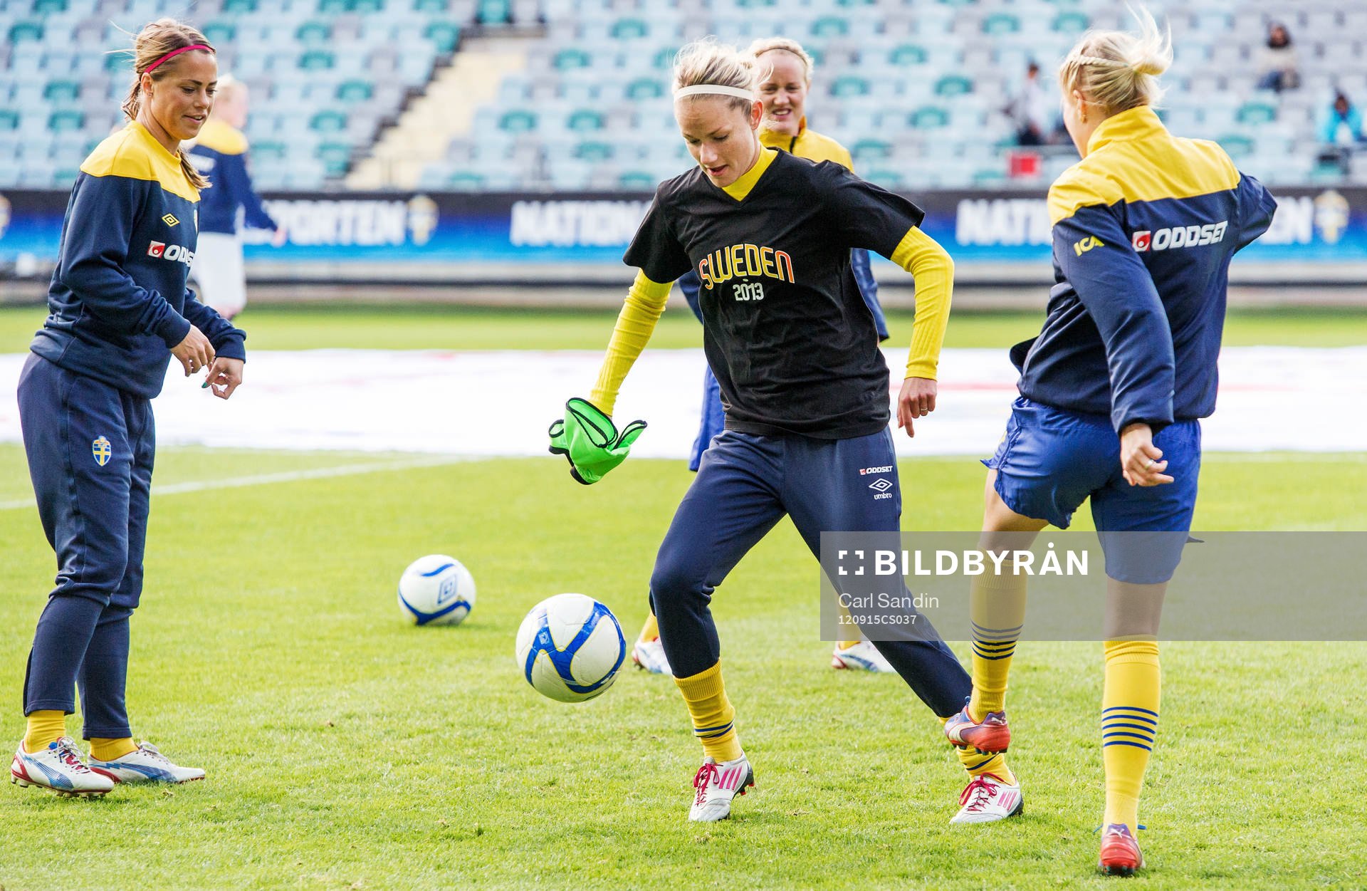 Stina Segerström, Sverige, dam-EM, t-shirt