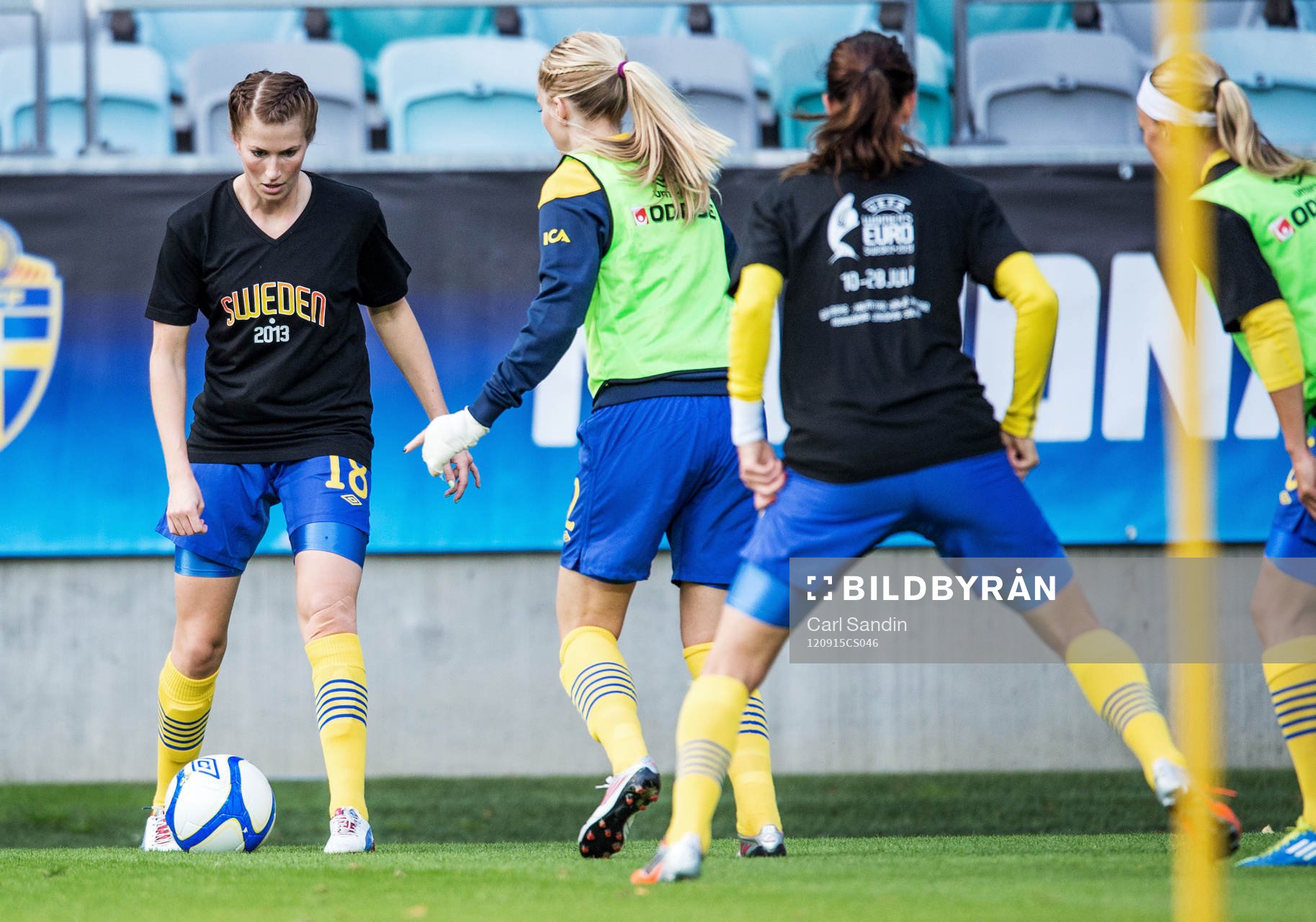 Emma Berglund, Sverige, dam-EM, t-shirt